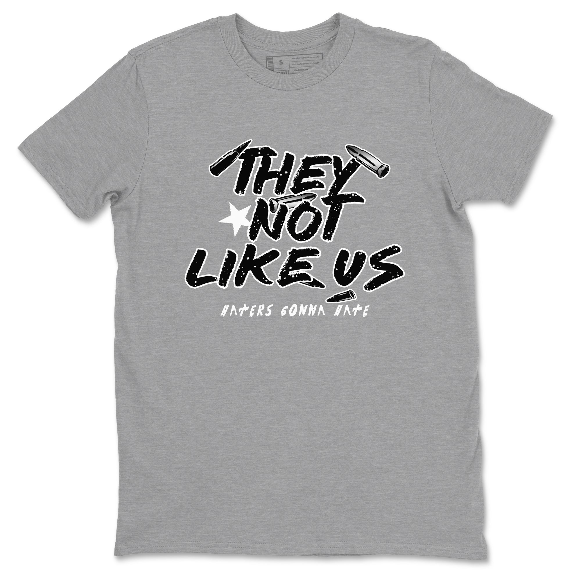 They Not Like Us snkmatch Tees - Air Jordan 4 Fear