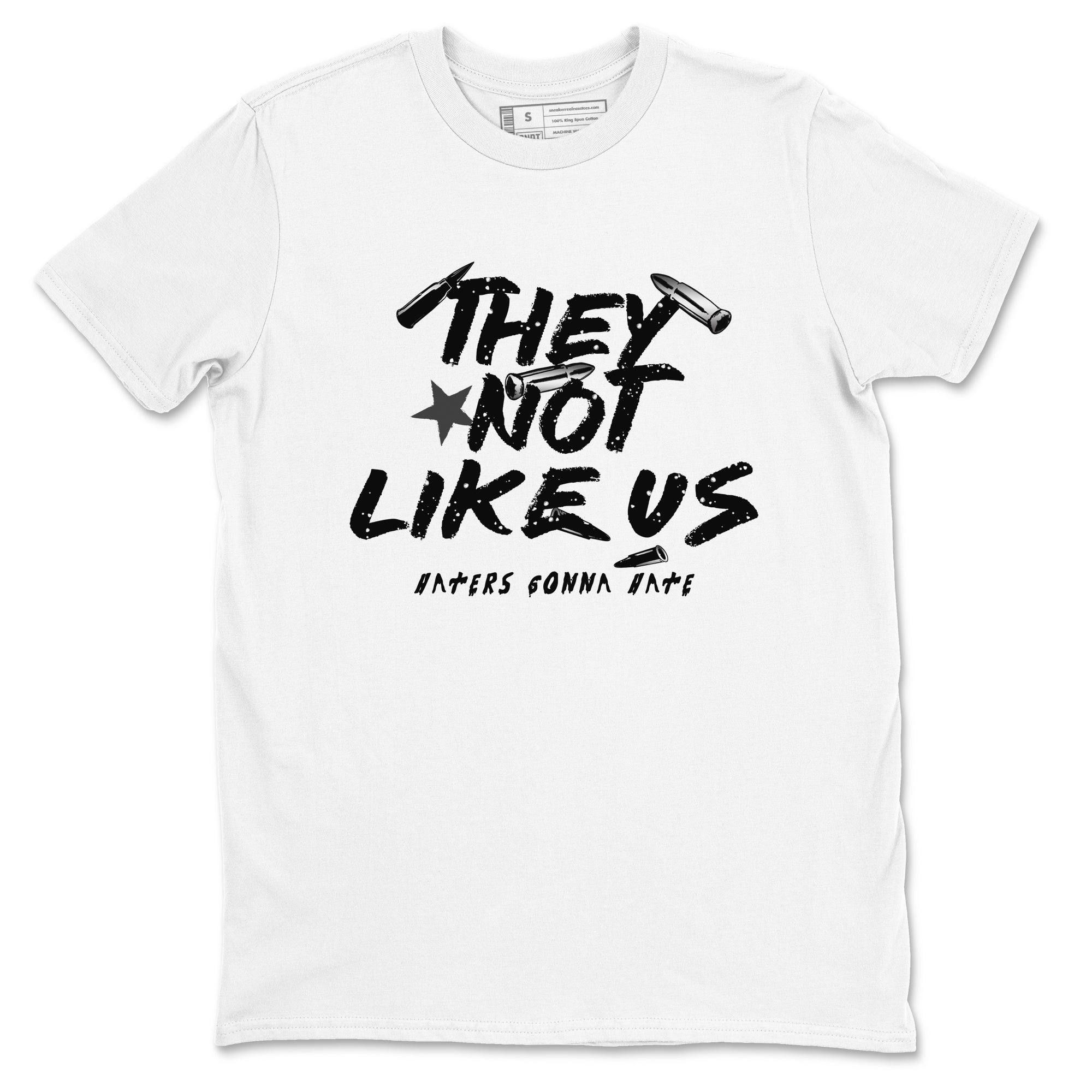 They Not Like Us snkmatch Tees - Air Jordan 4 Fear