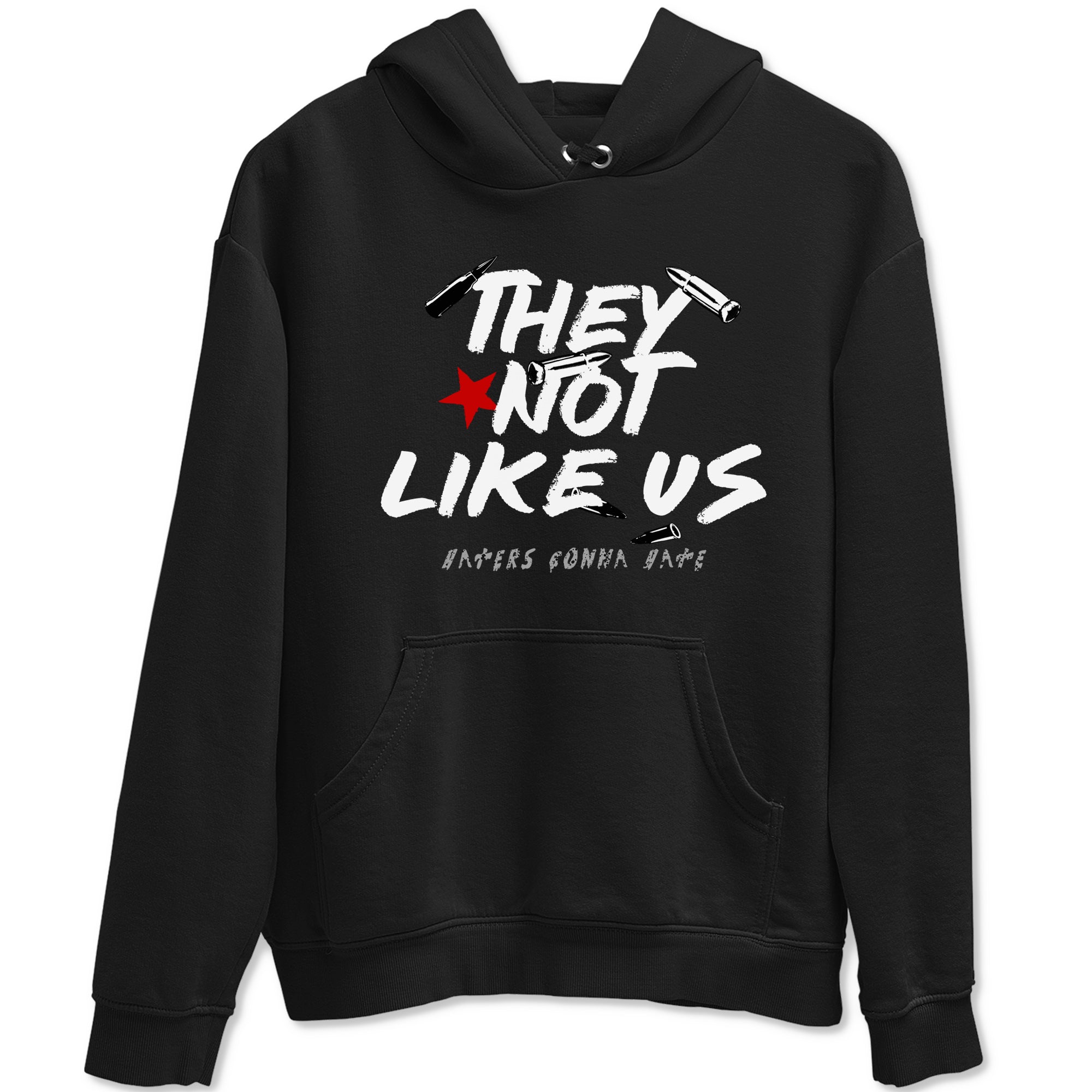 They Not Like Us snkmatch Tees - Air Jordan 4 White Cement