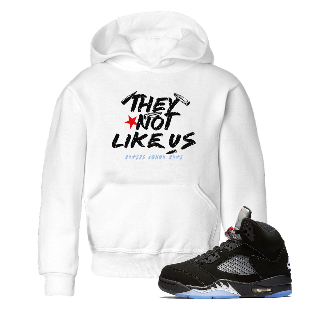 They Not Like Us snkmatch Tees Kids - Air Jordan 5 Reimagined