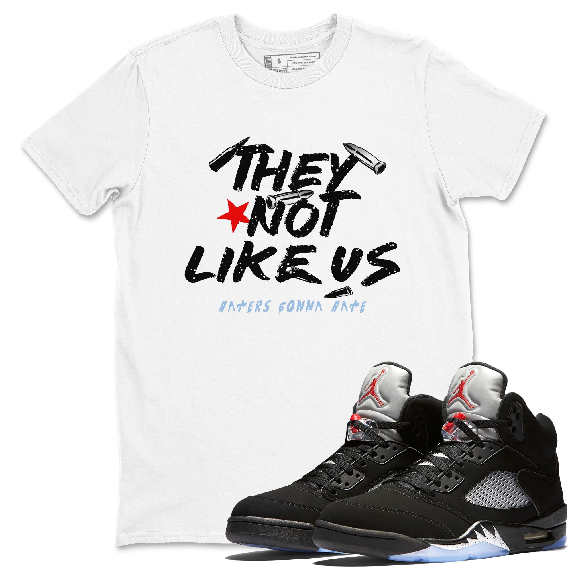 They Not Like Us snkmatch Tees - Air Jordan 5 Reimagined