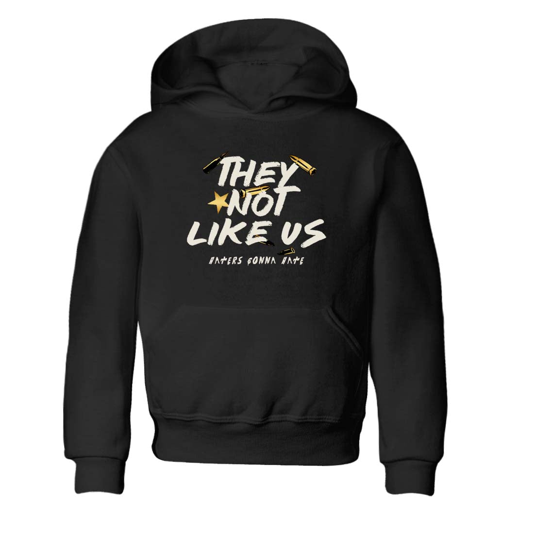 They Not Like Us snkmatch Tees Kids - Air Jordan 5 Golden Ticket