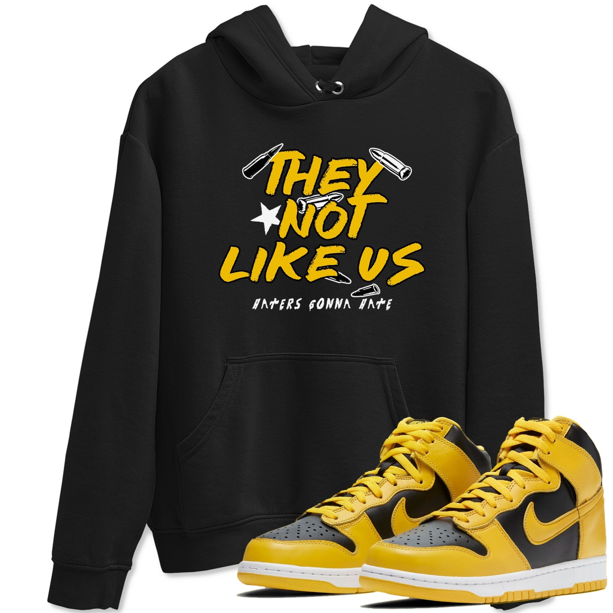 They Not Like Us snkmatch Tees - Dunk High Pollen
