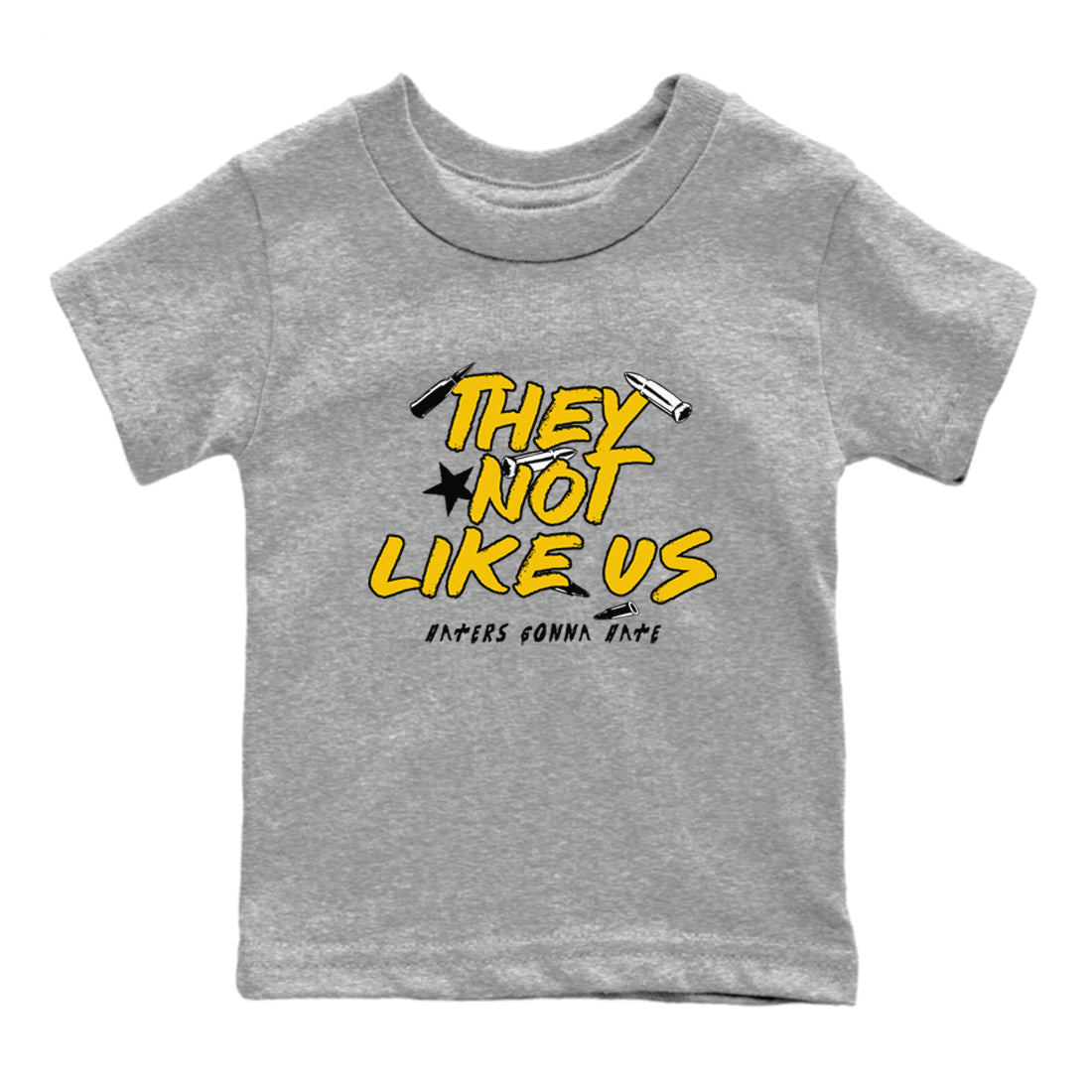 They Not Like Us snkmatch Tees Kids - Dunk High Pollen