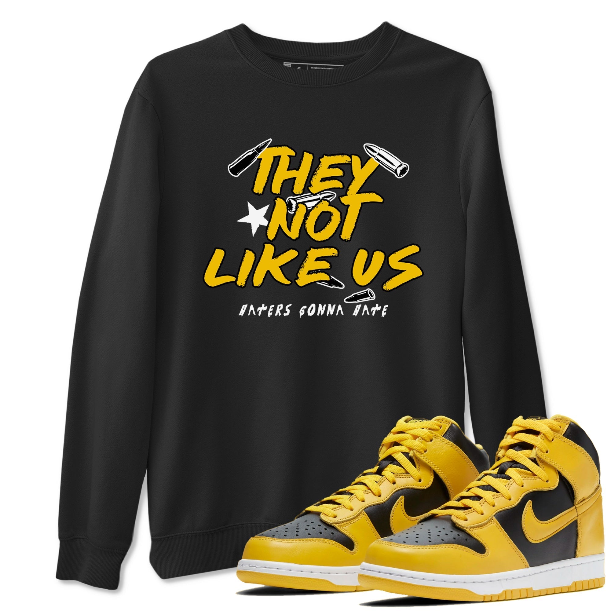 They Not Like Us snkmatch Tees - Dunk High Pollen