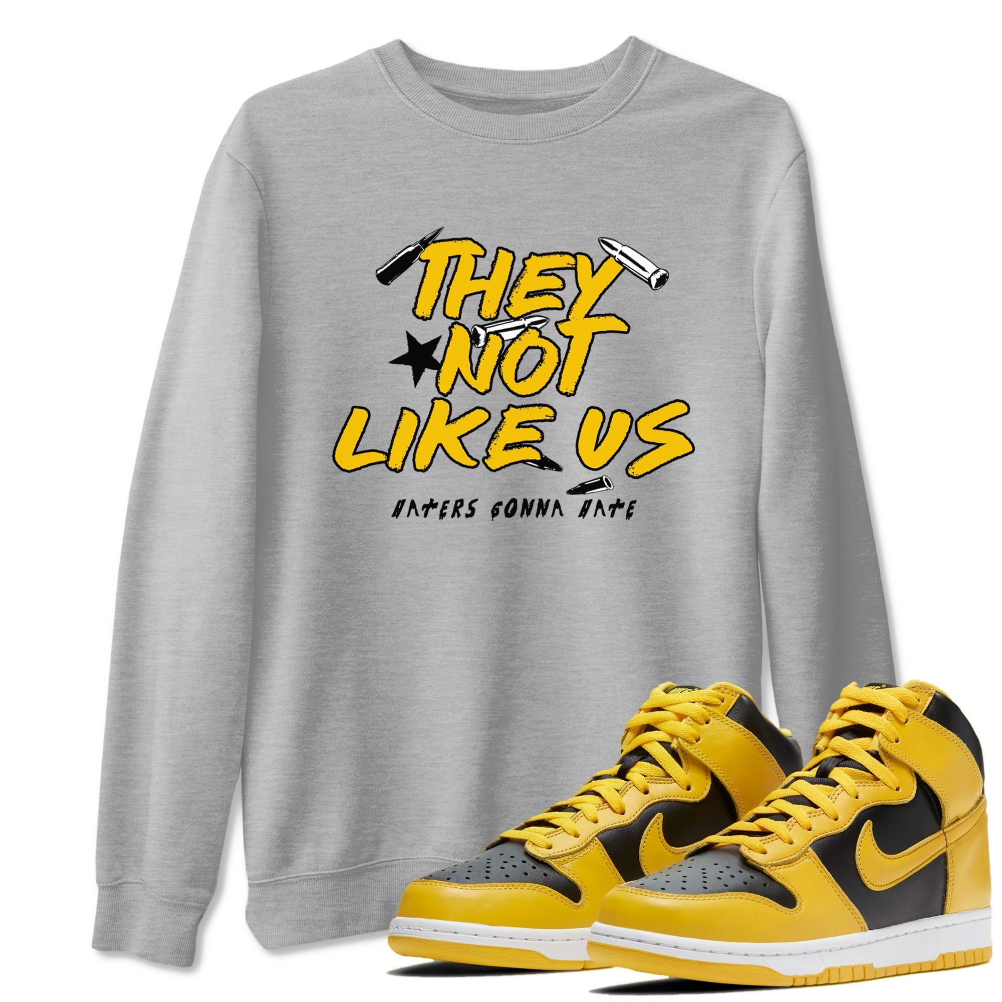 They Not Like Us snkmatch Tees - Dunk High Pollen