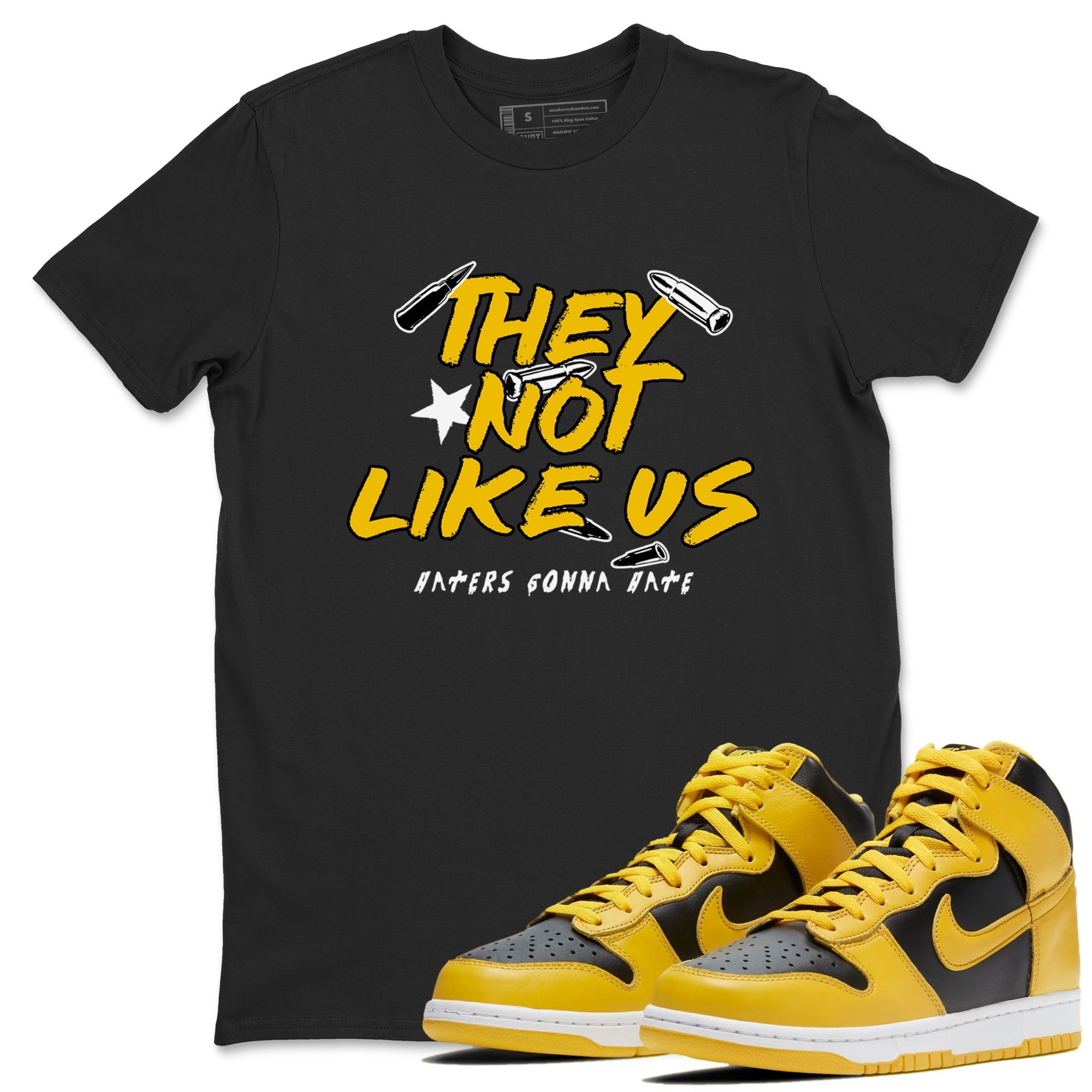 They Not Like Us snkmatch Tees - Dunk High Pollen