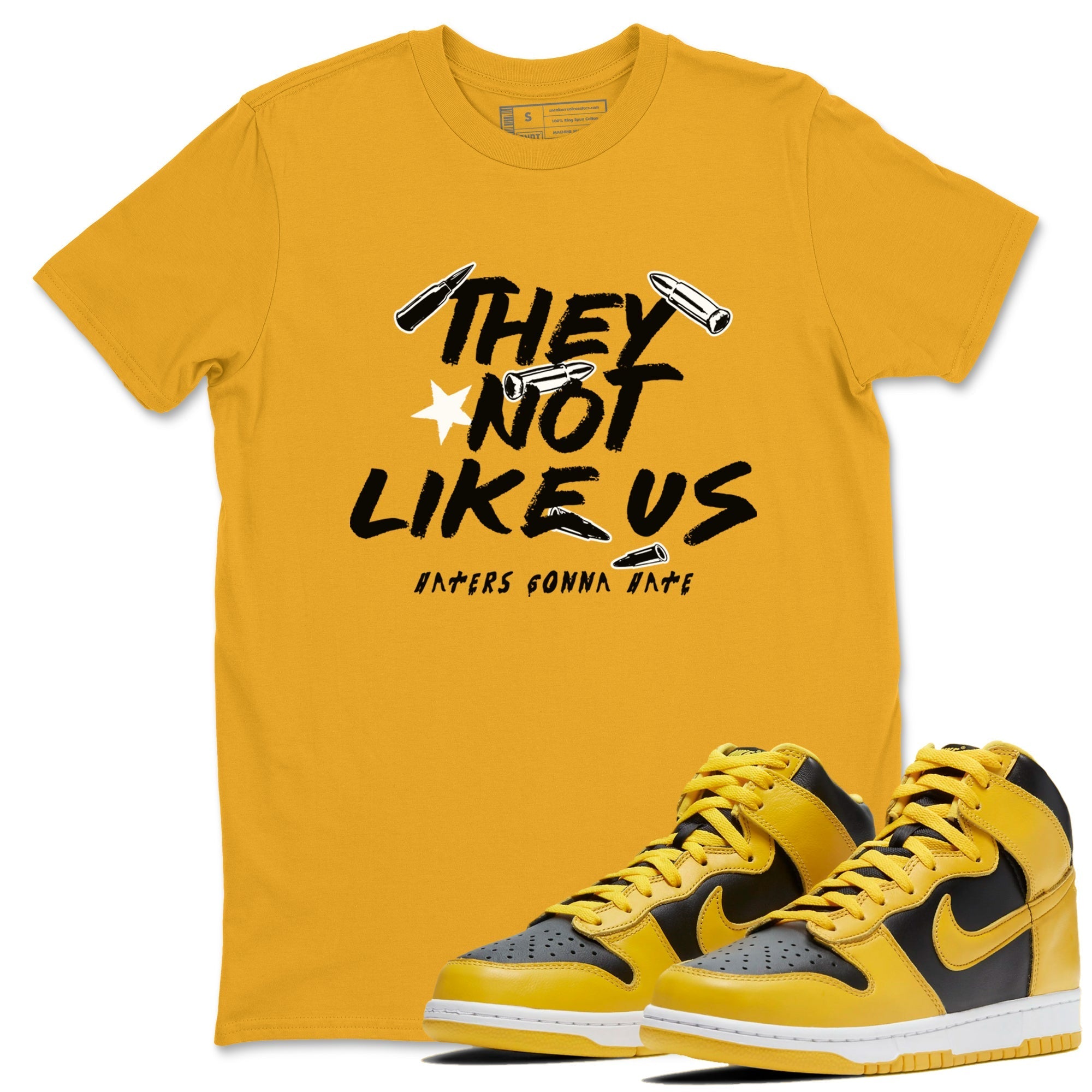 They Not Like Us snkmatch Tees - Dunk High Pollen