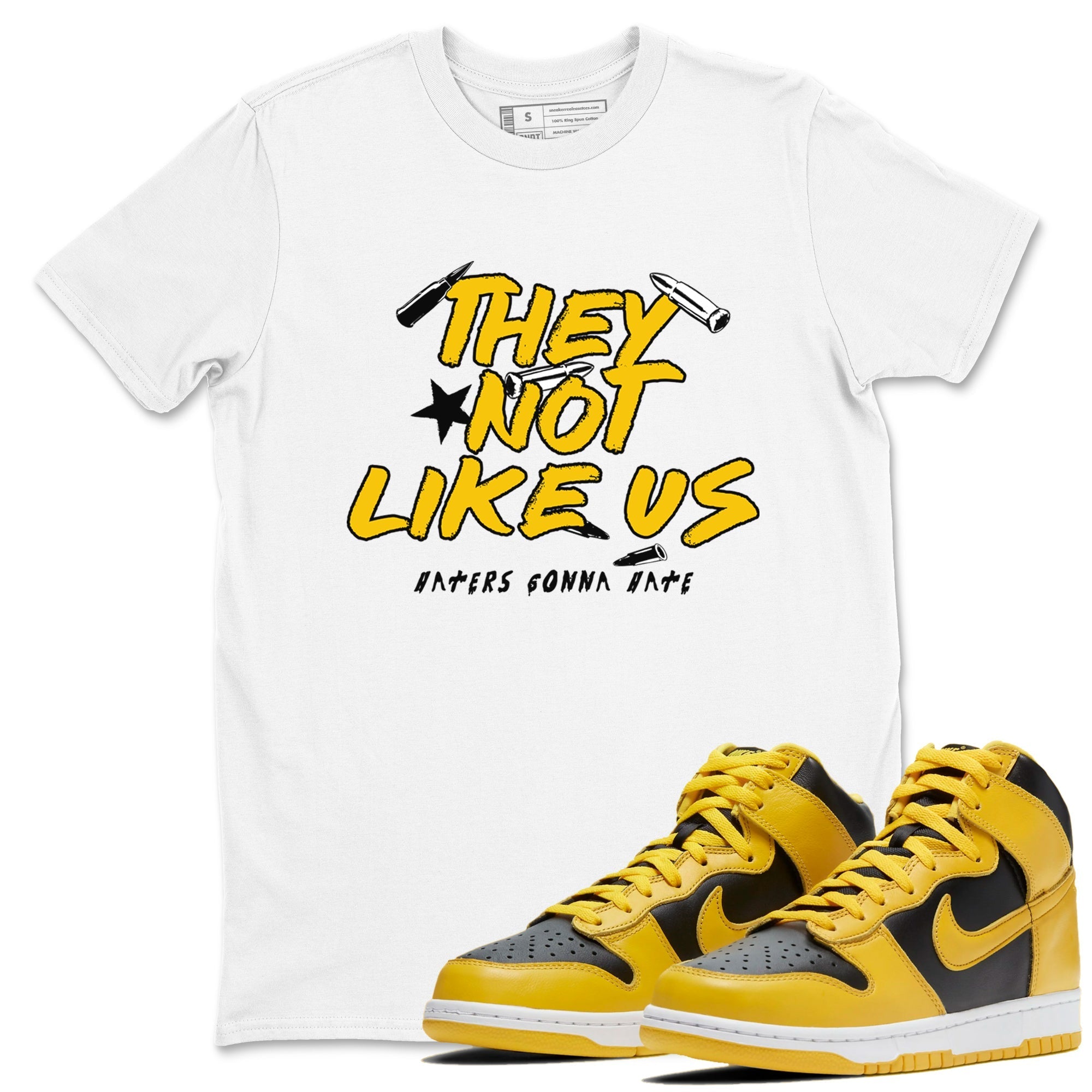 They Not Like Us snkmatch Tees - Dunk High Pollen