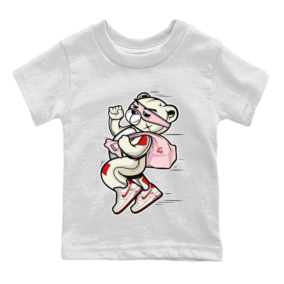 Thief Bear Kids Tops - Air Force 1 Valentines Day