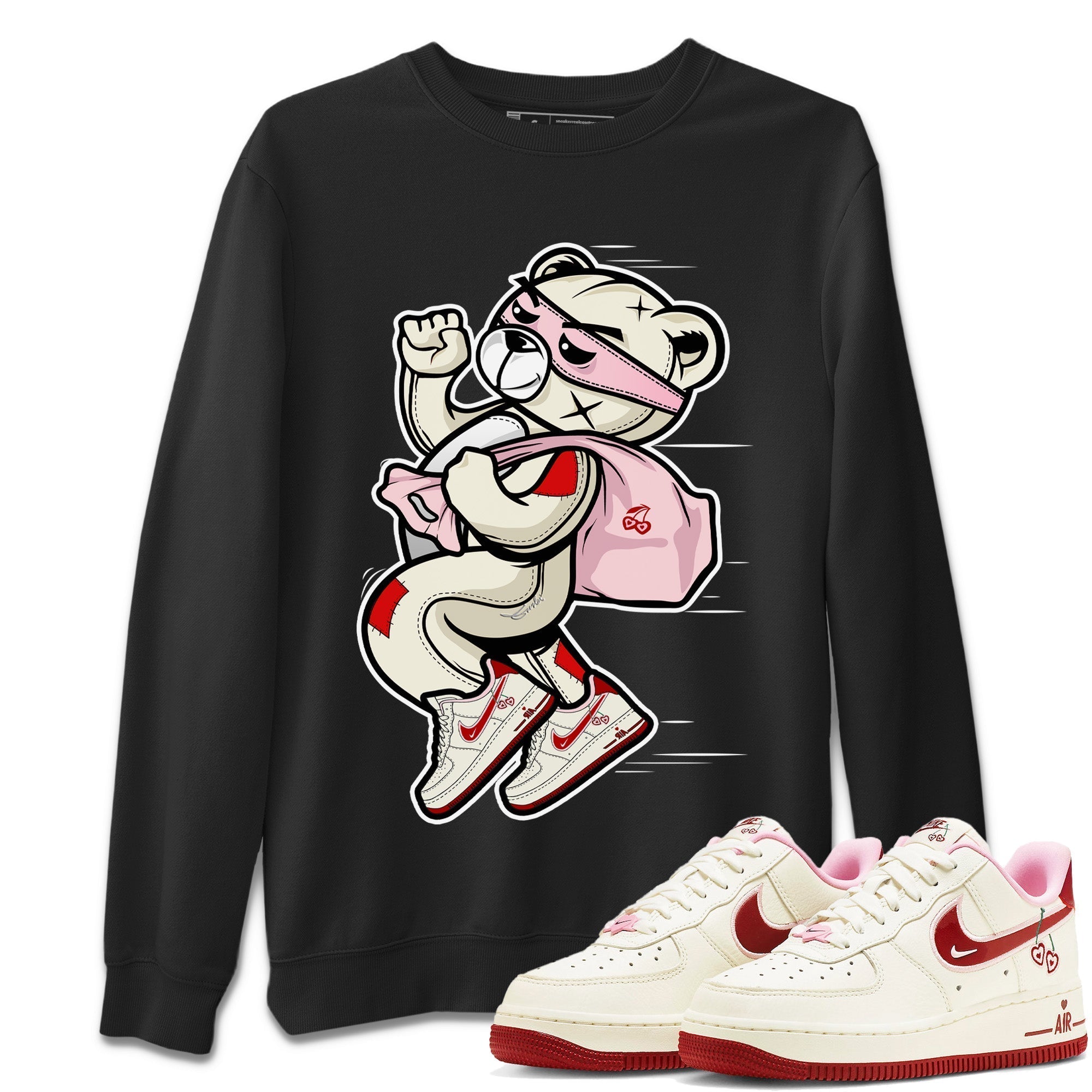 Thief Bear Unisex Tops - Air Force 1 Valentines Day