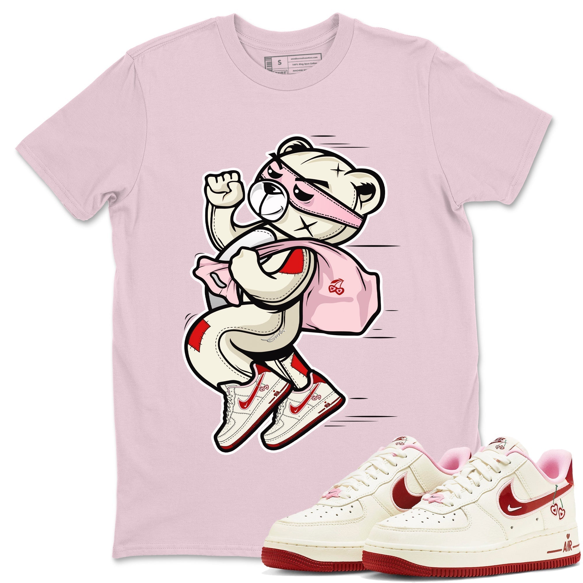 Thief Bear Unisex Tops - Air Force 1 Valentines Day