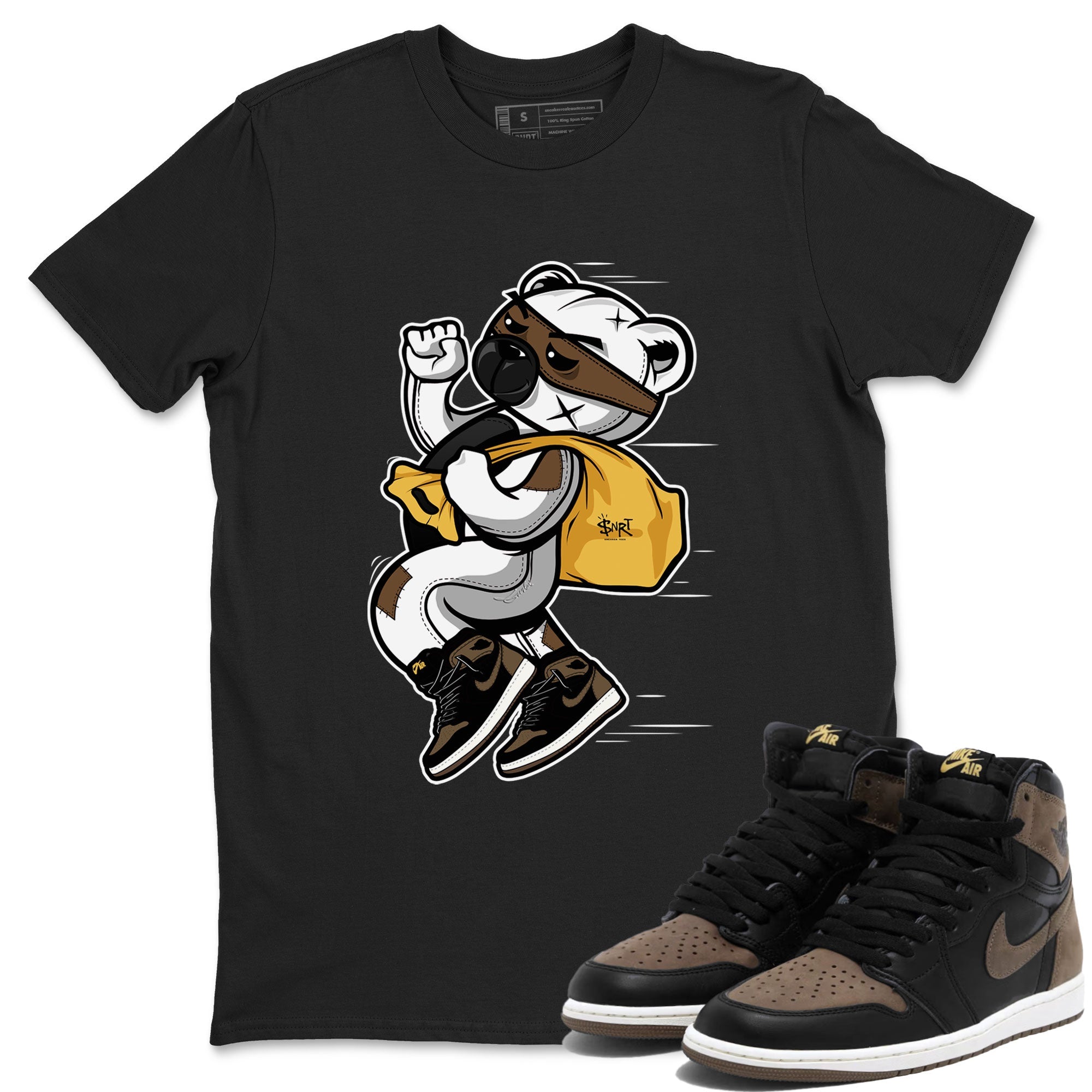 Thief Bear snkmatch Tee - Air Jordan 1 Palomino