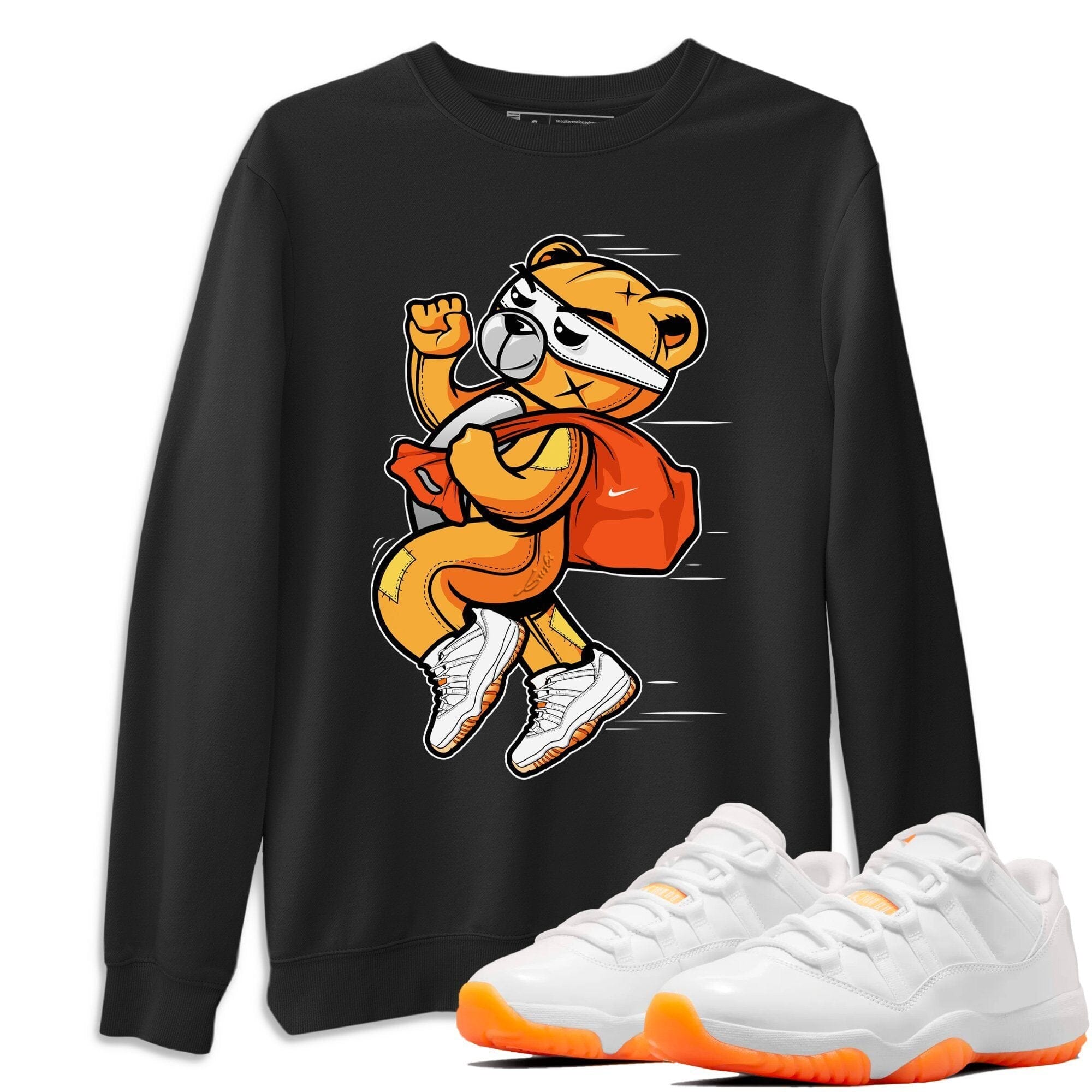 Thief Bear Unisex Tops - Air Jordan 11 Citrus