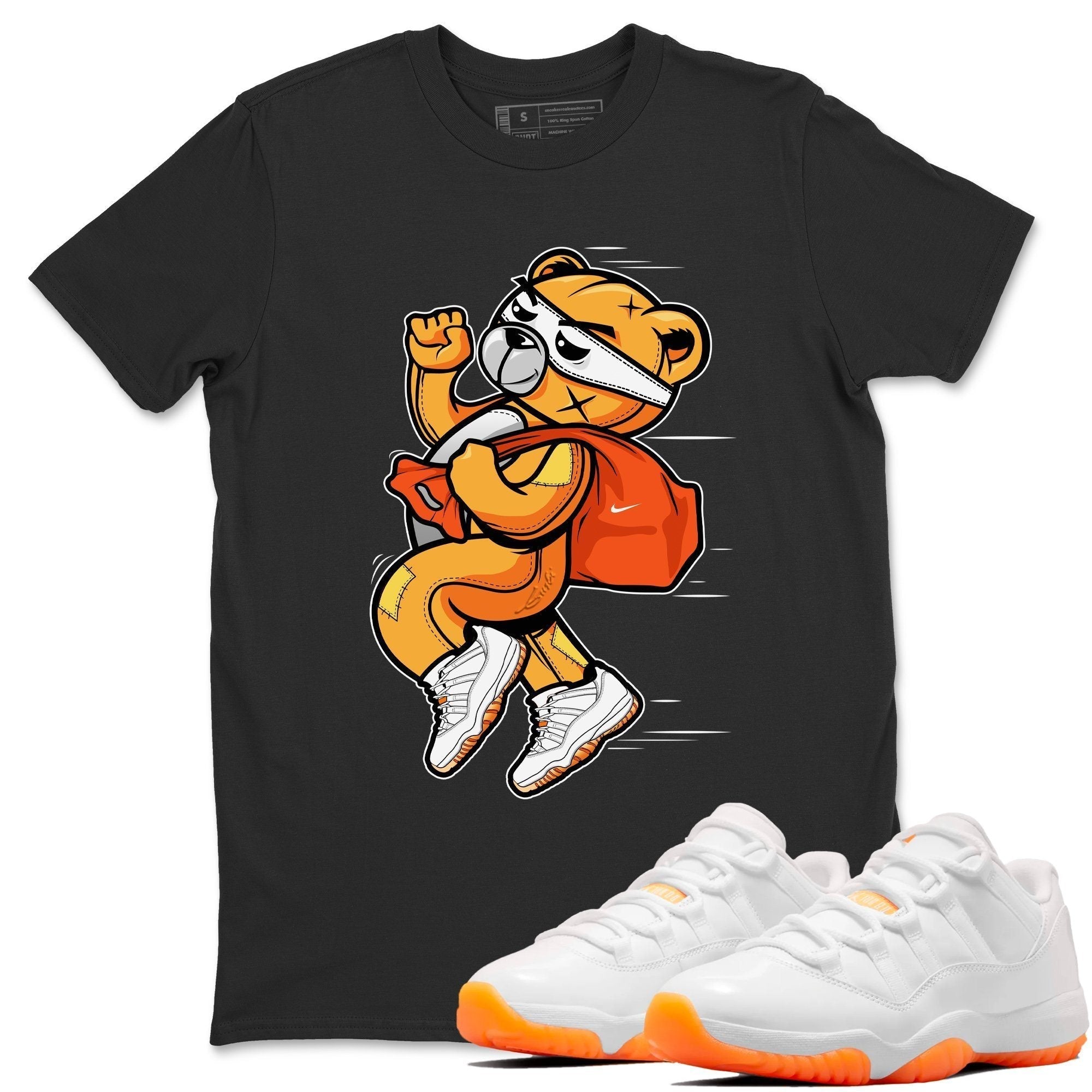 Thief Bear Unisex Tops - Air Jordan 11 Citrus