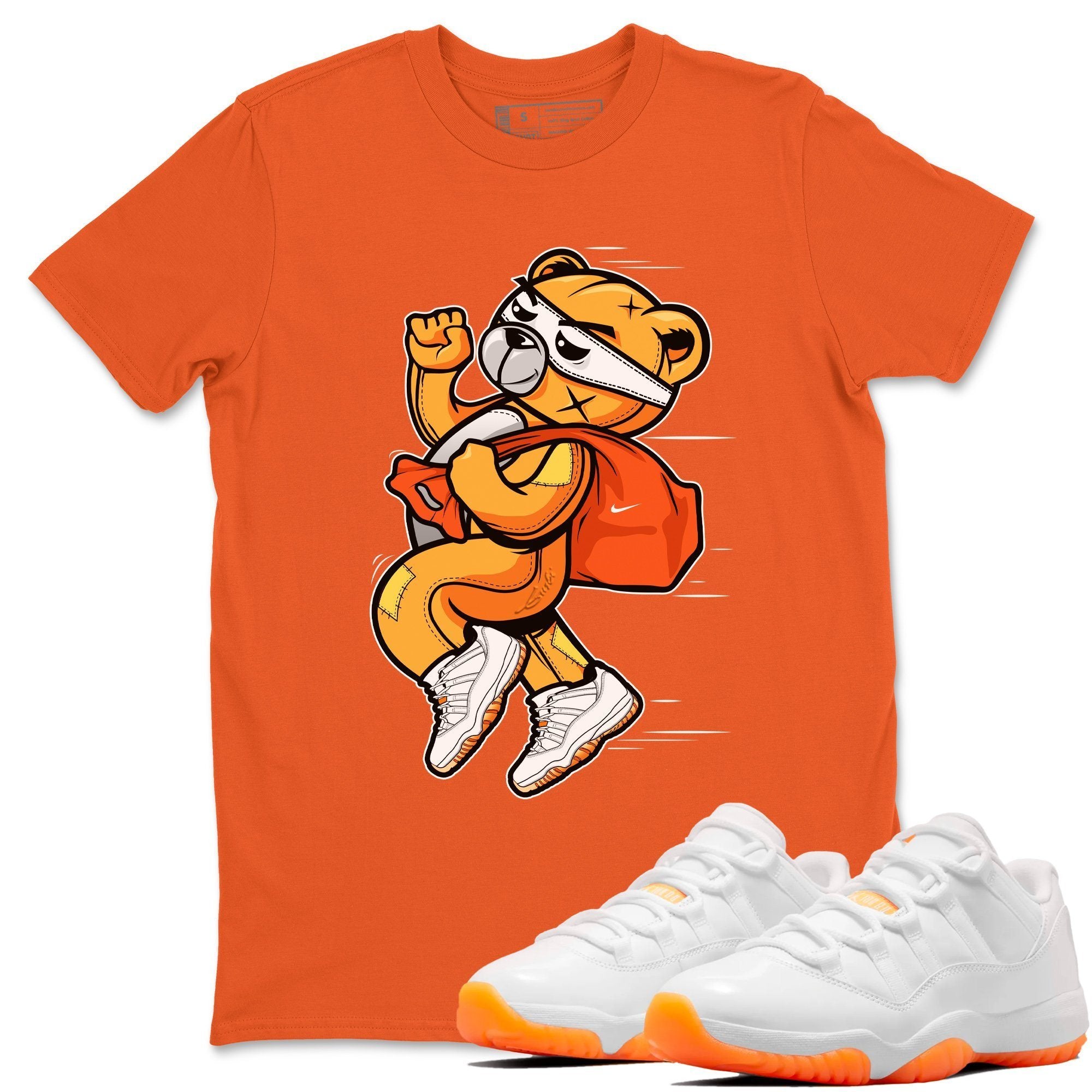 Thief Bear Unisex Tops - Air Jordan 11 Citrus