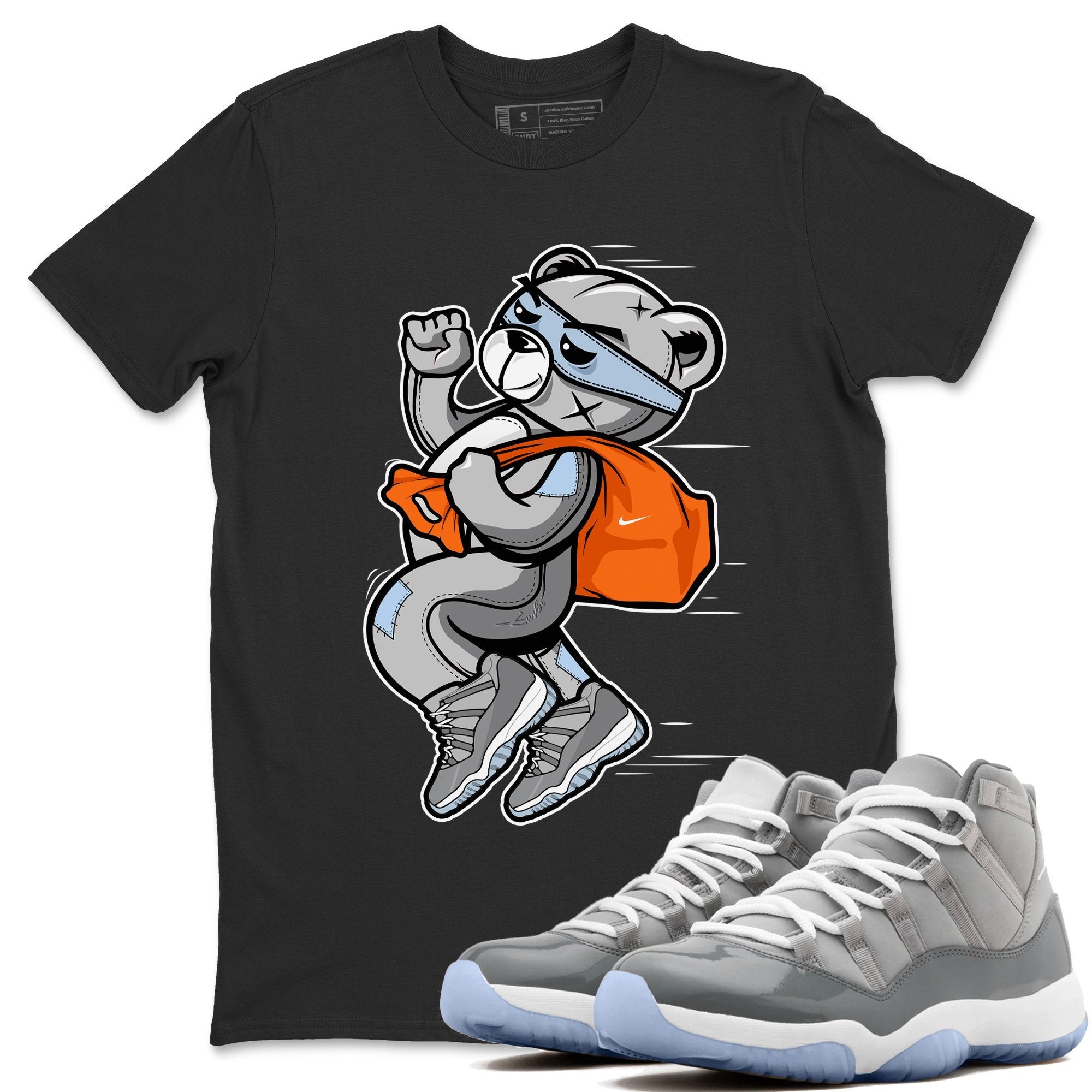Thief Bear Unisex Tops - Air Jordan 11 Cool Grey