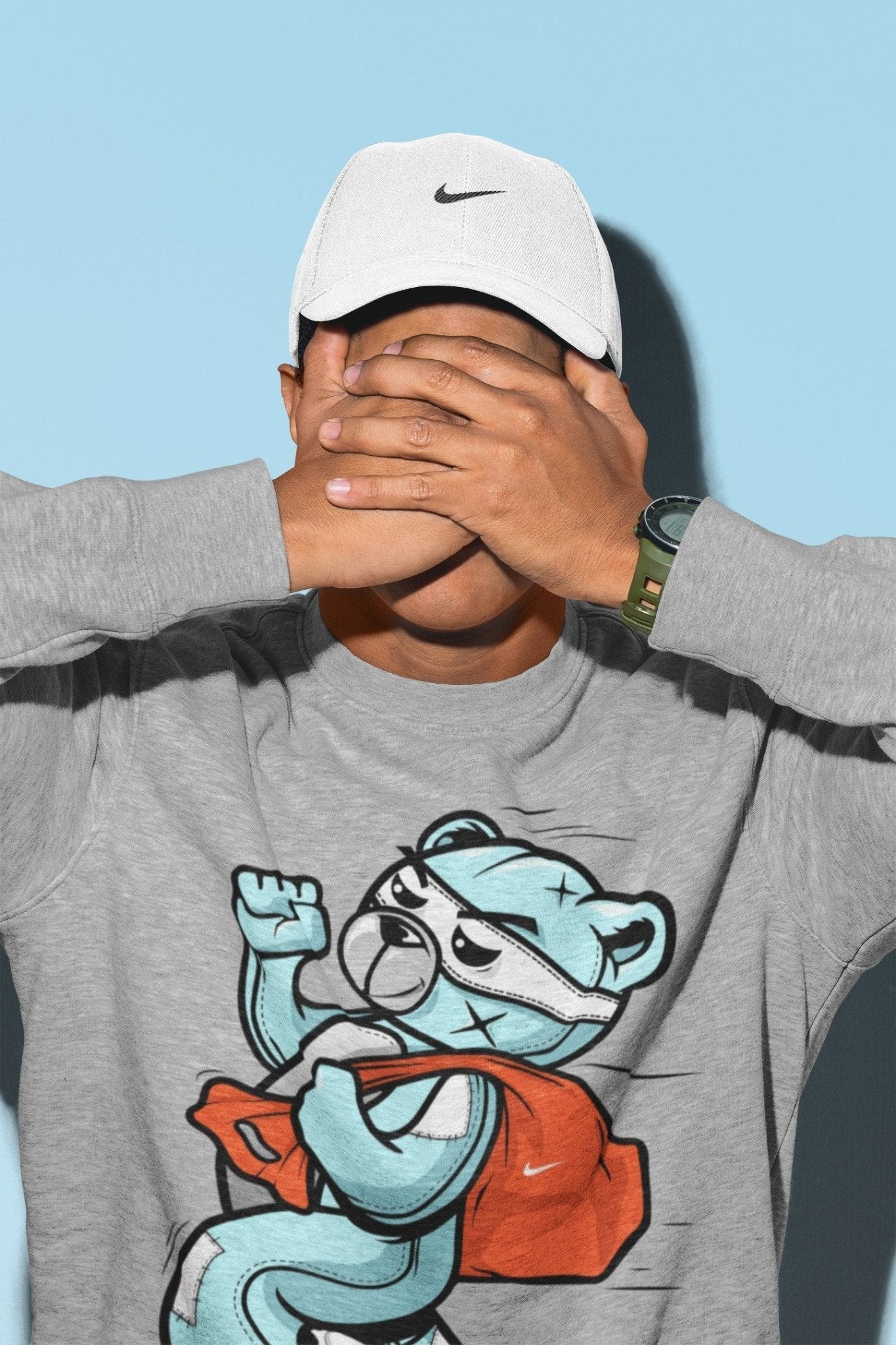 Thief Bear Unisex Tops - Air Jordan 11 Legend Blue