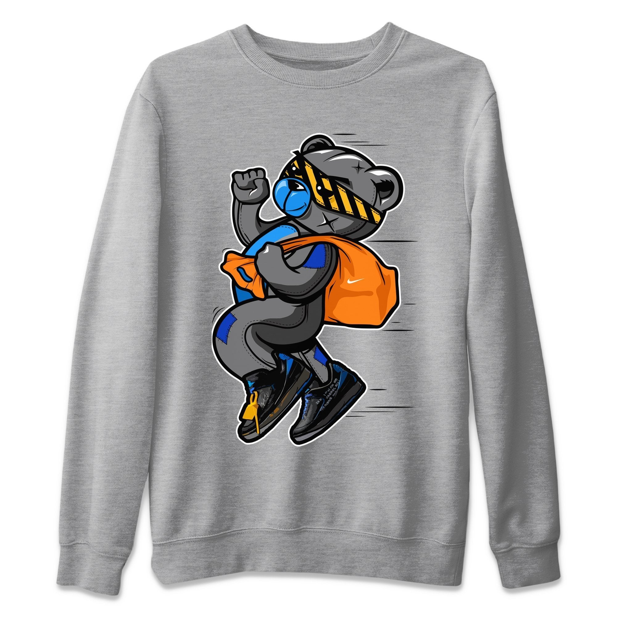Thief Bear Unisex Tops - Air Jordan 2 OFF-WHITE Black Blue