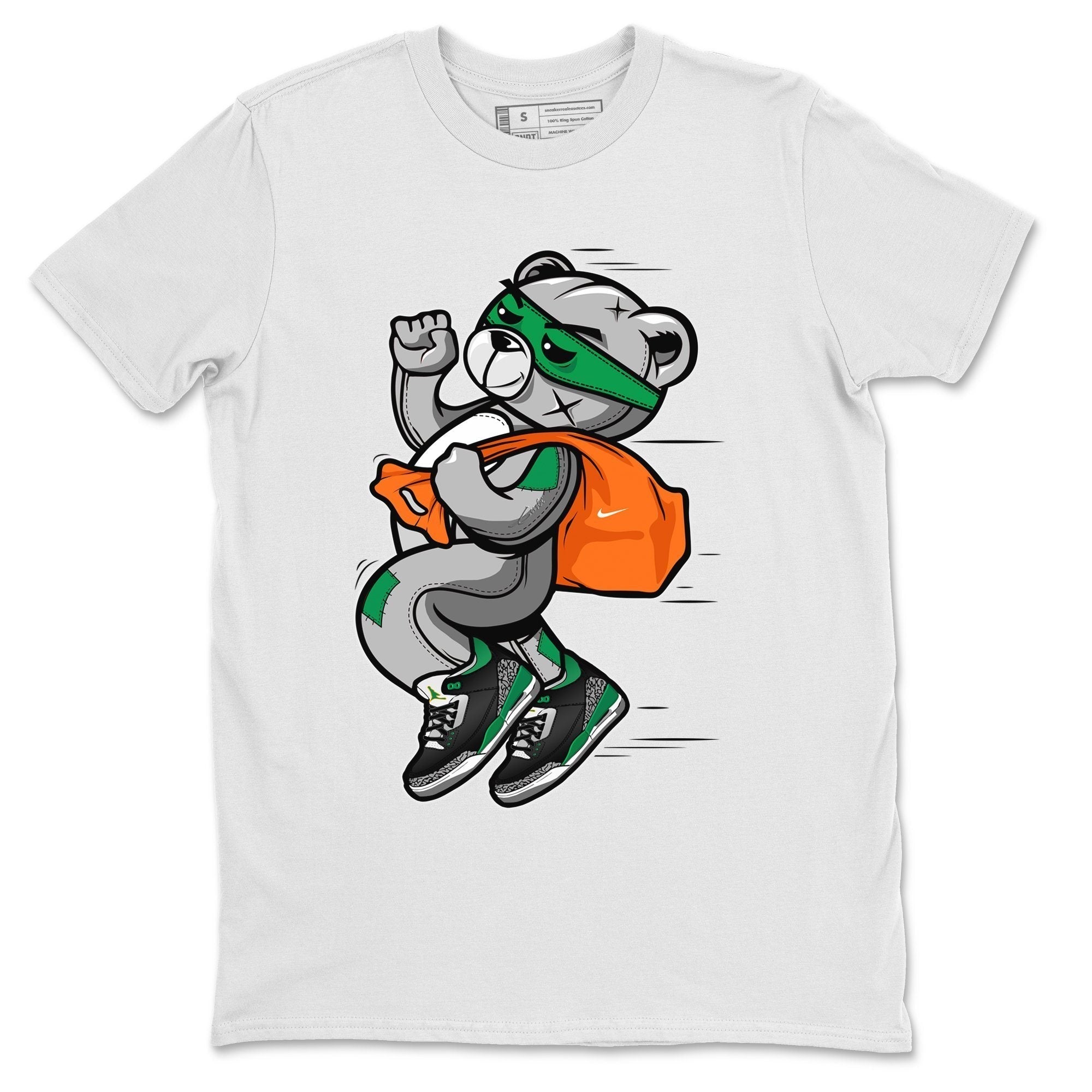 Thief Bear Unisex Tops - Air Jordan 3 Pine Green