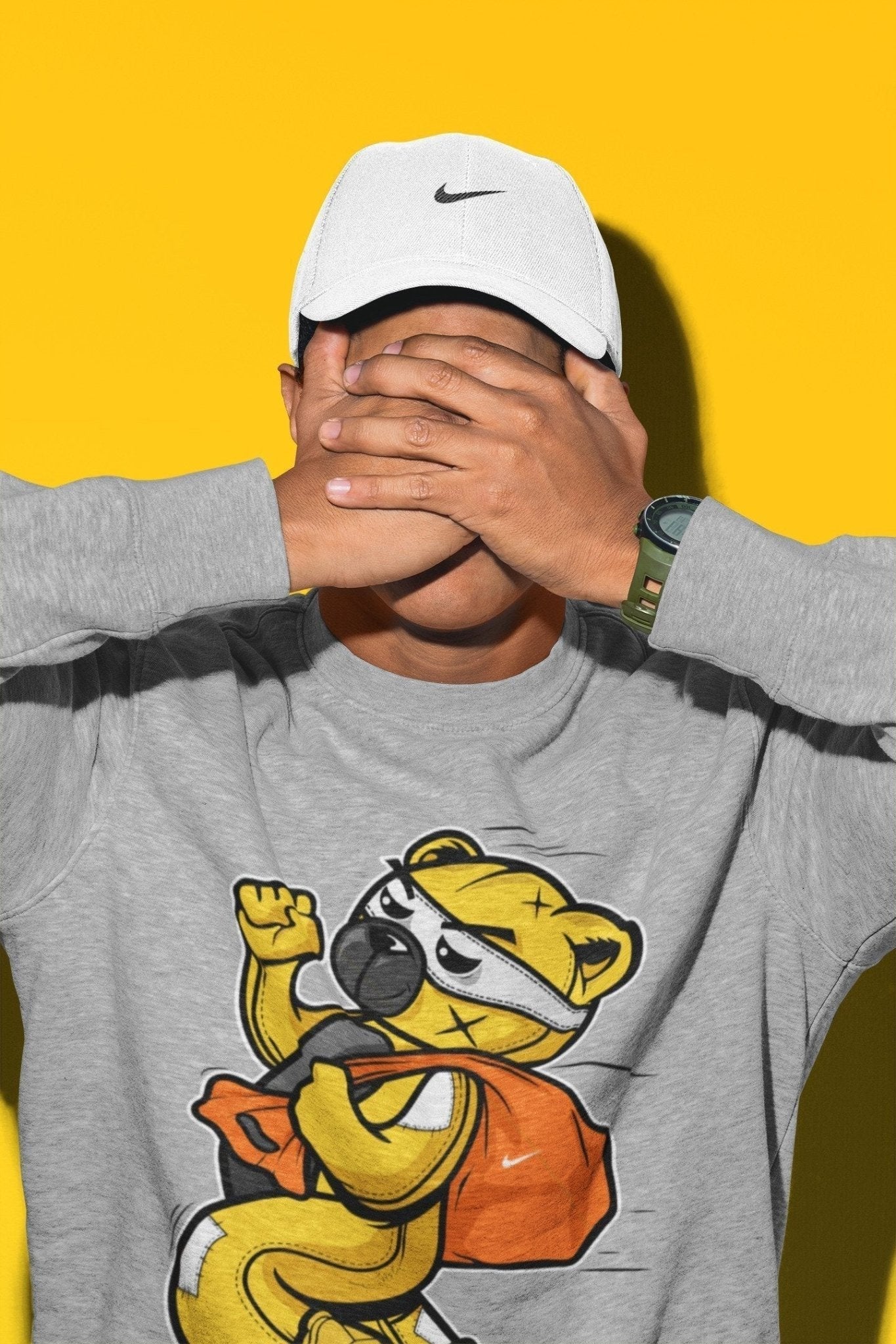 Thief Bear Unisex Tops - Air Jordan 4 Lightning