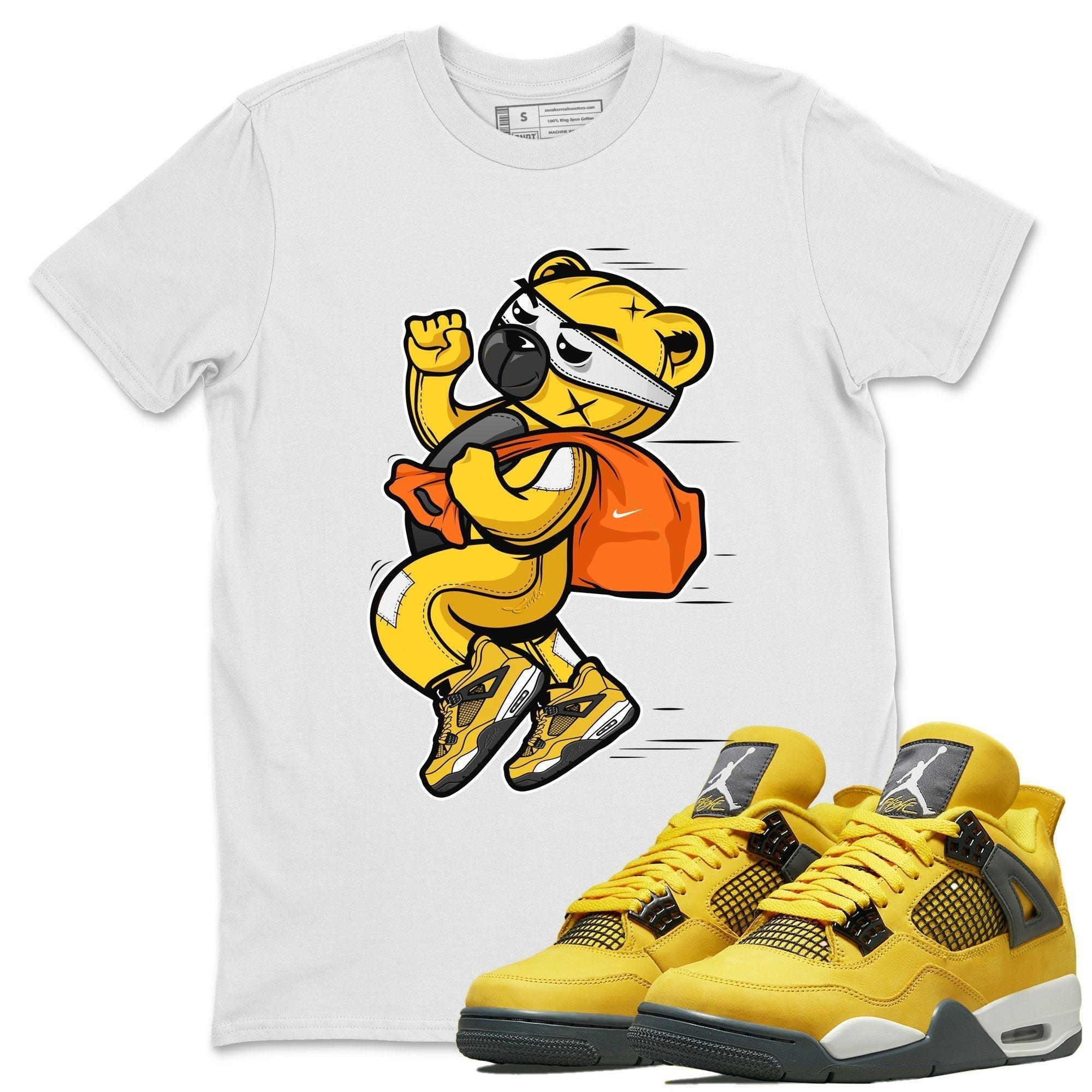 Thief Bear Unisex Tops - Air Jordan 4 Lightning