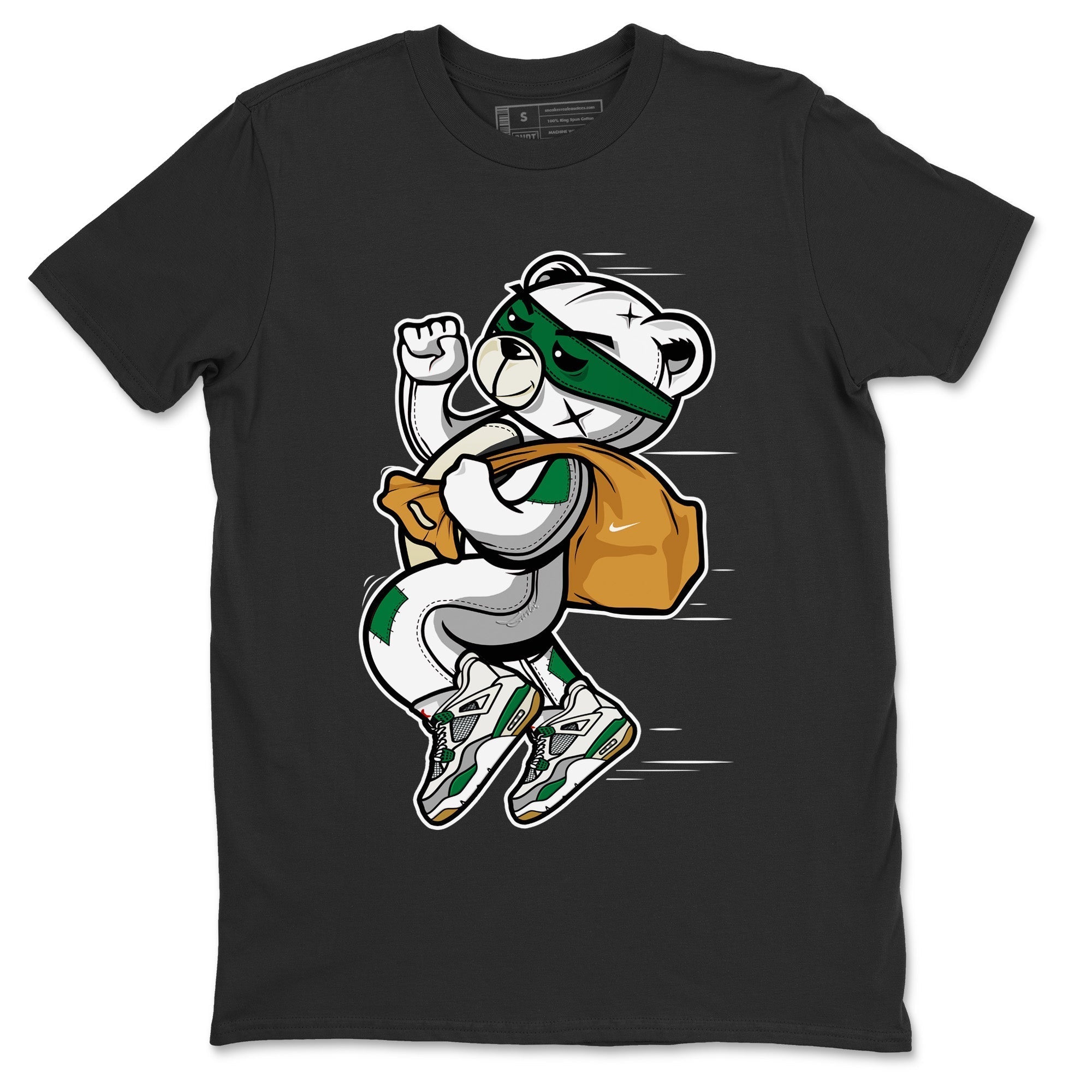 Thief Bear Unisex Tops - Air Jordan 4 Pine Green SB