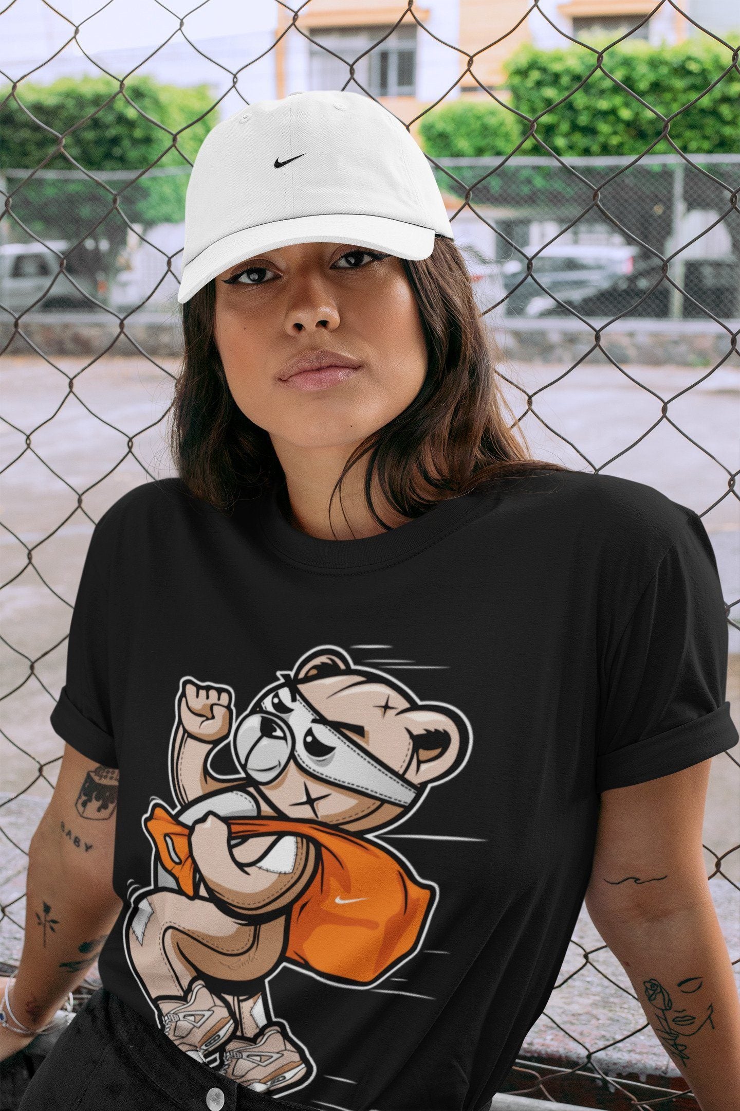 Thief Bear Unisex Tops - Air Jordan 4 Shimmer