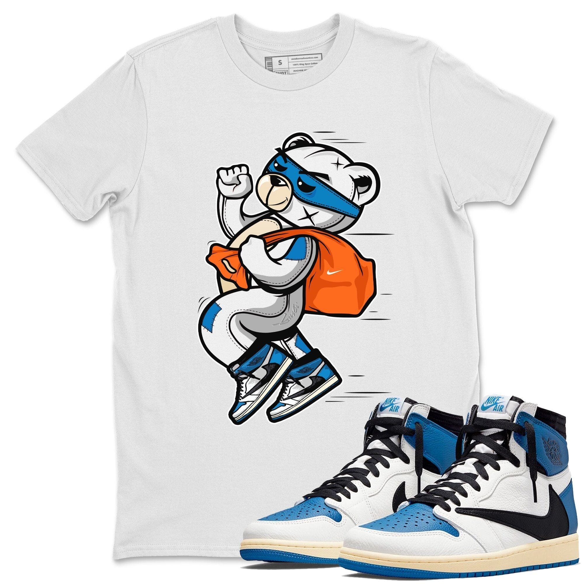 Thief Bear Unisex Tops - Air Jordan 1 Travis Scott Fragment