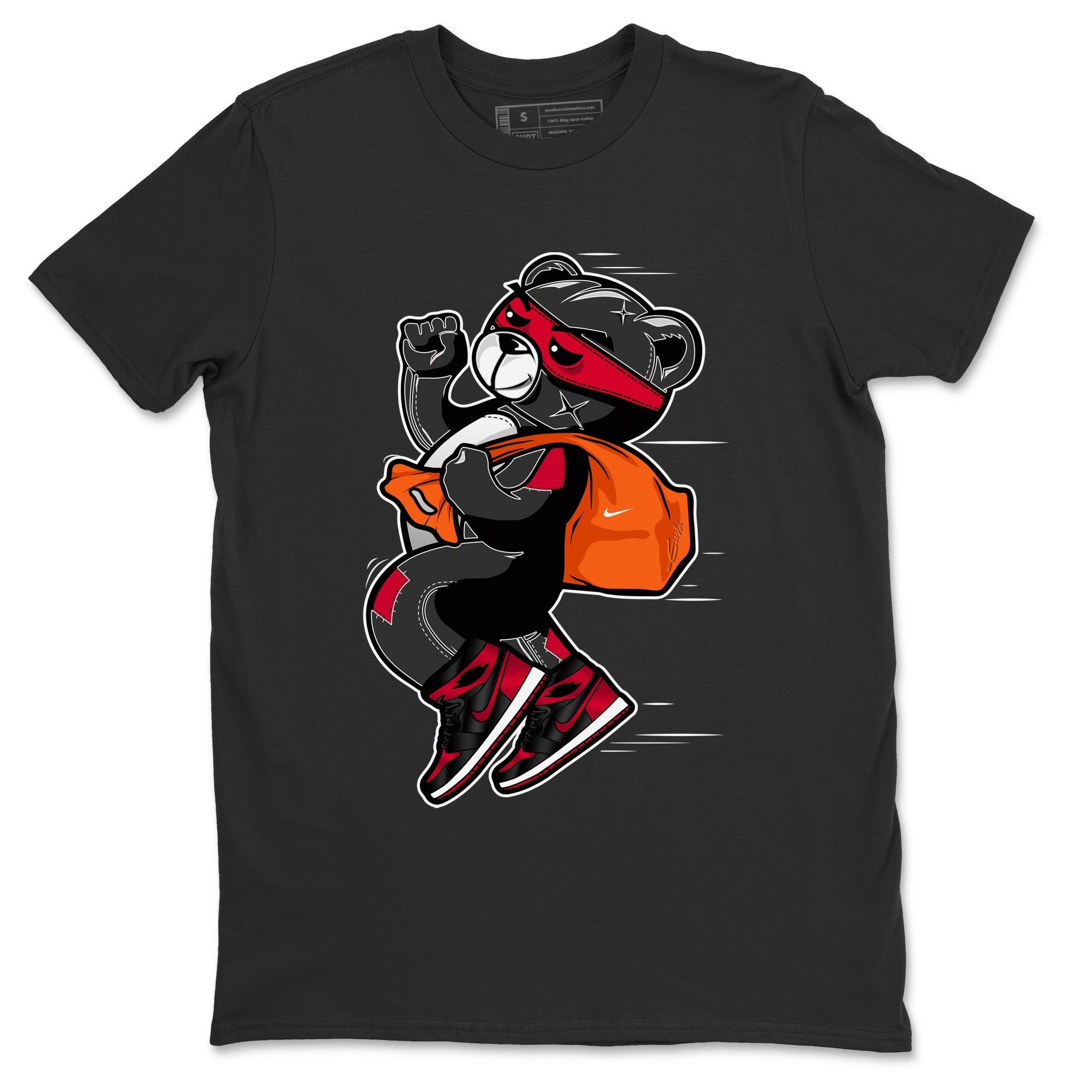 Thief Bear Unisex Tops - Air Jordan 1 Bred Patent