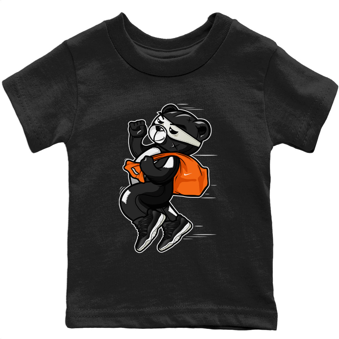 Thief Bear Kids Tops - Air Jordan 11 72-10