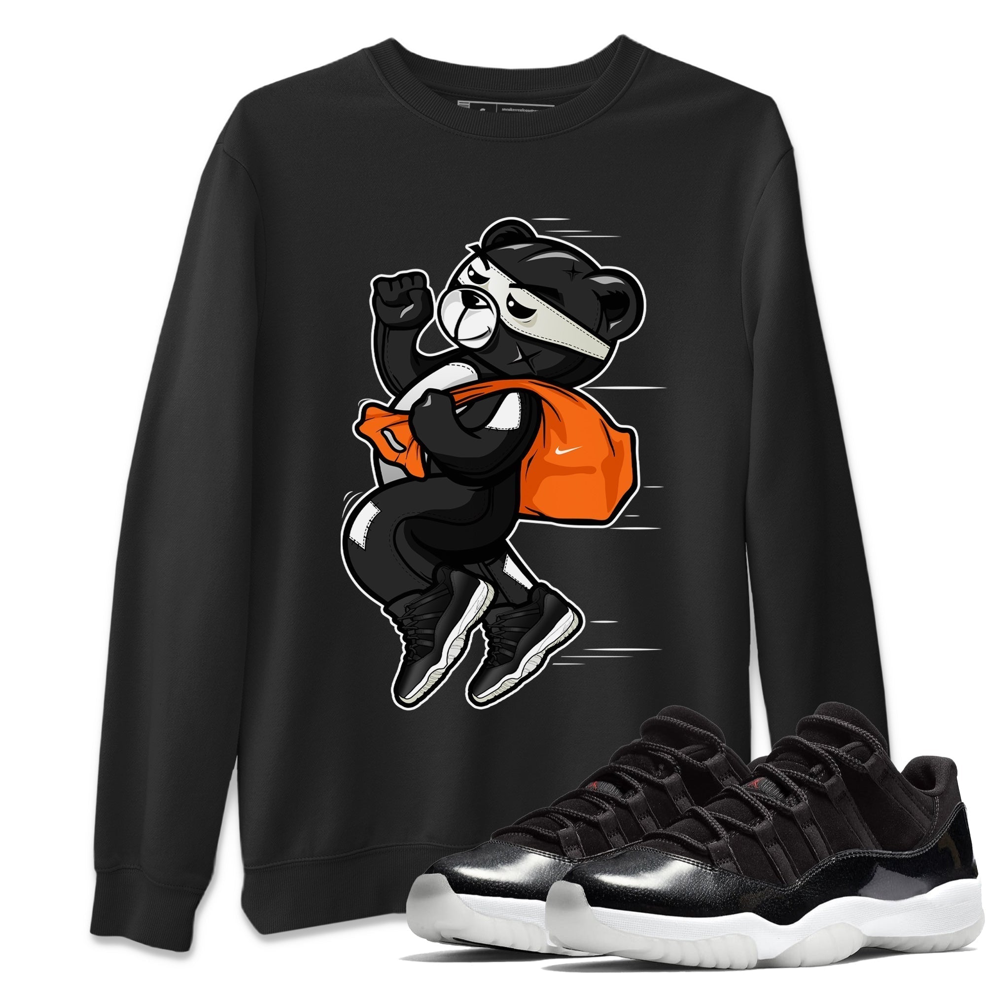 Thief Bear Unisex Tops - Air Jordan 11 72-10