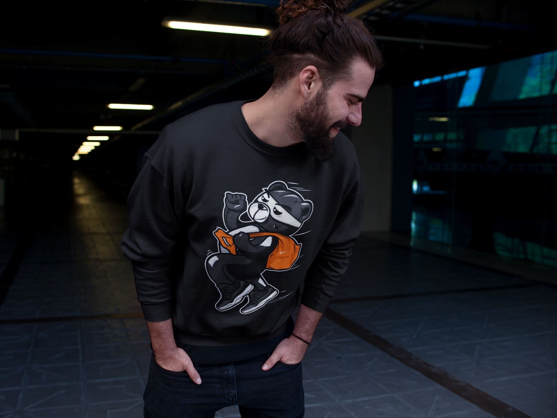 Thief Bear Unisex Tops - Air Jordan 11 72-10