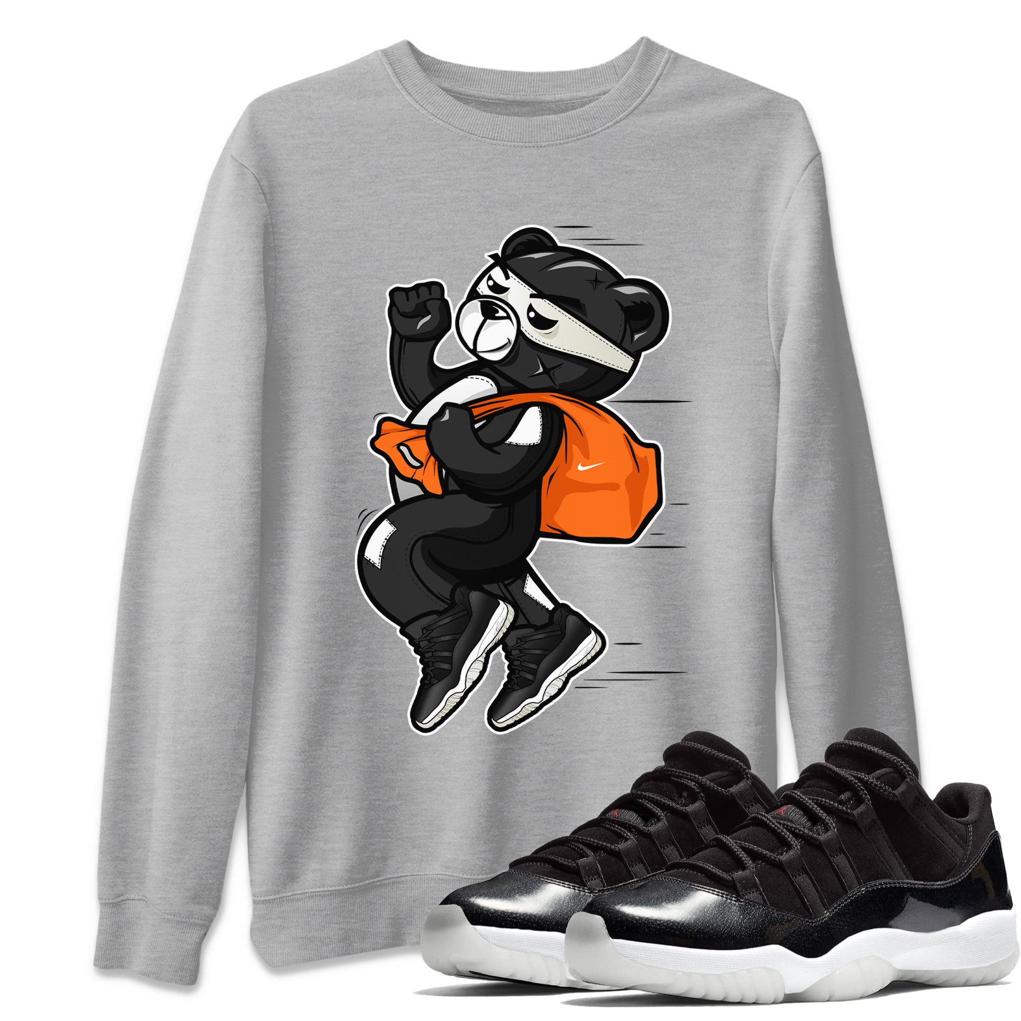 Thief Bear Unisex Tops - Air Jordan 11 72-10