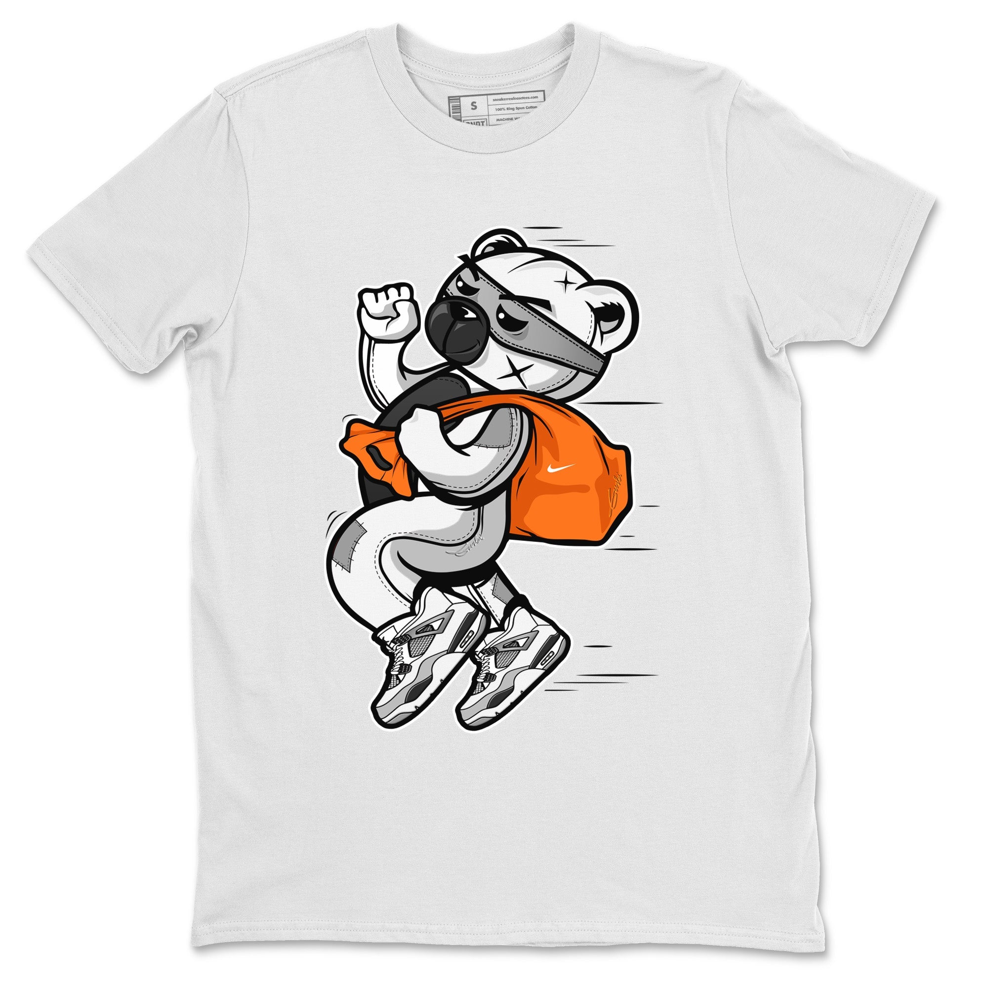 Thief Bear Unisex Tops - Air Jordan 4 Military Black