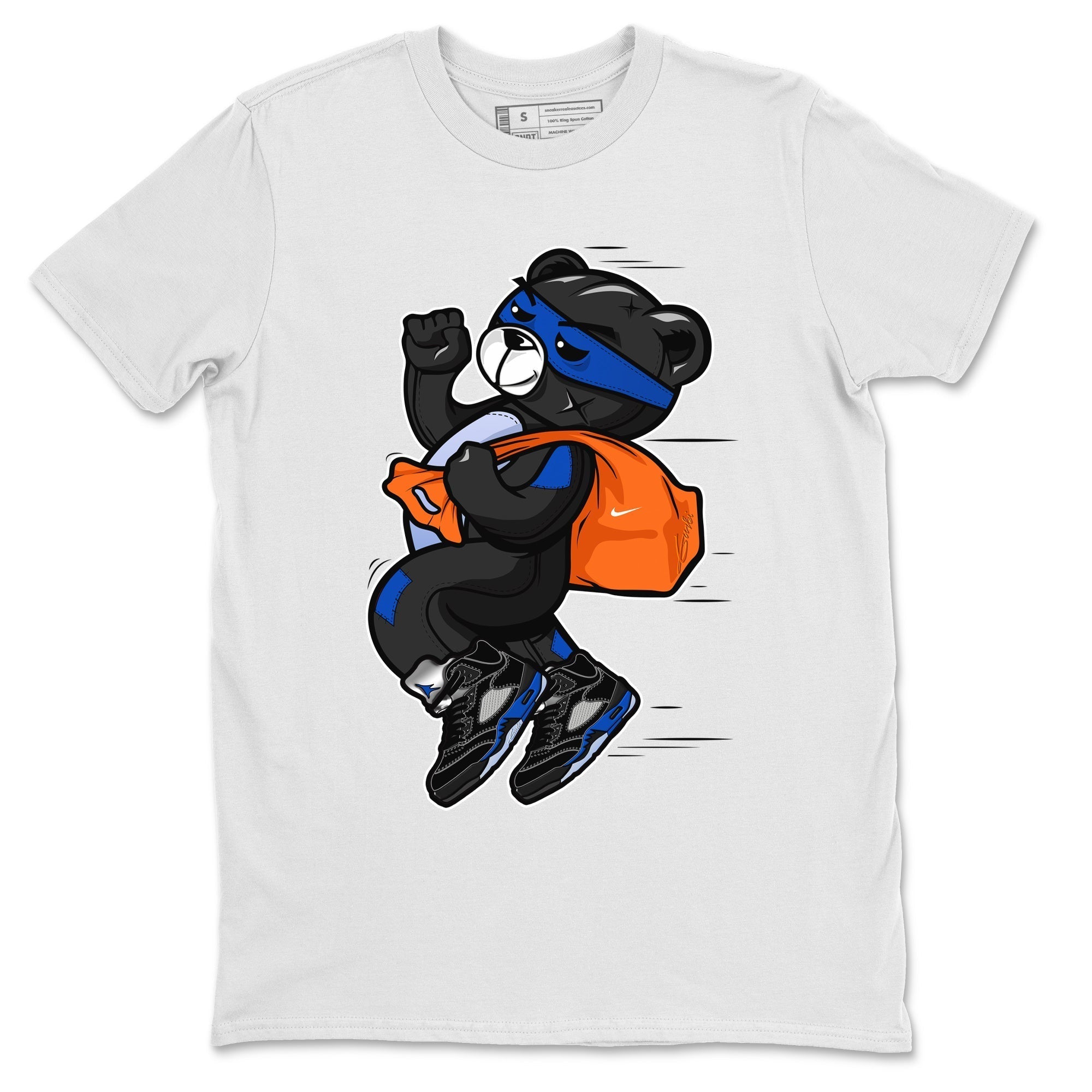 Thief Bear Unisex Tops - Air Jordan 5 Racer Blue