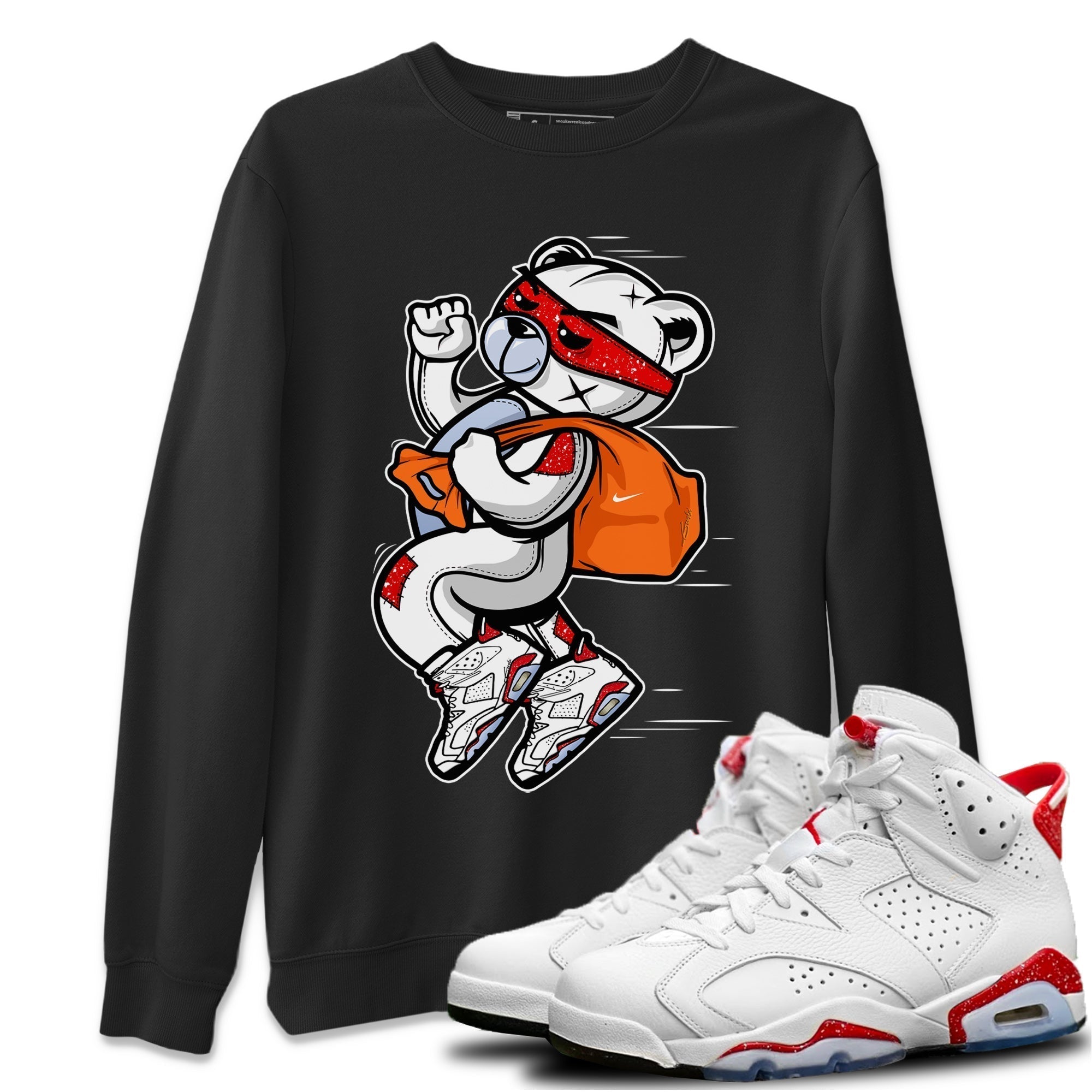 Thief Bear Unisex Tops - Air Jordan 6 Red Velvet Cookies