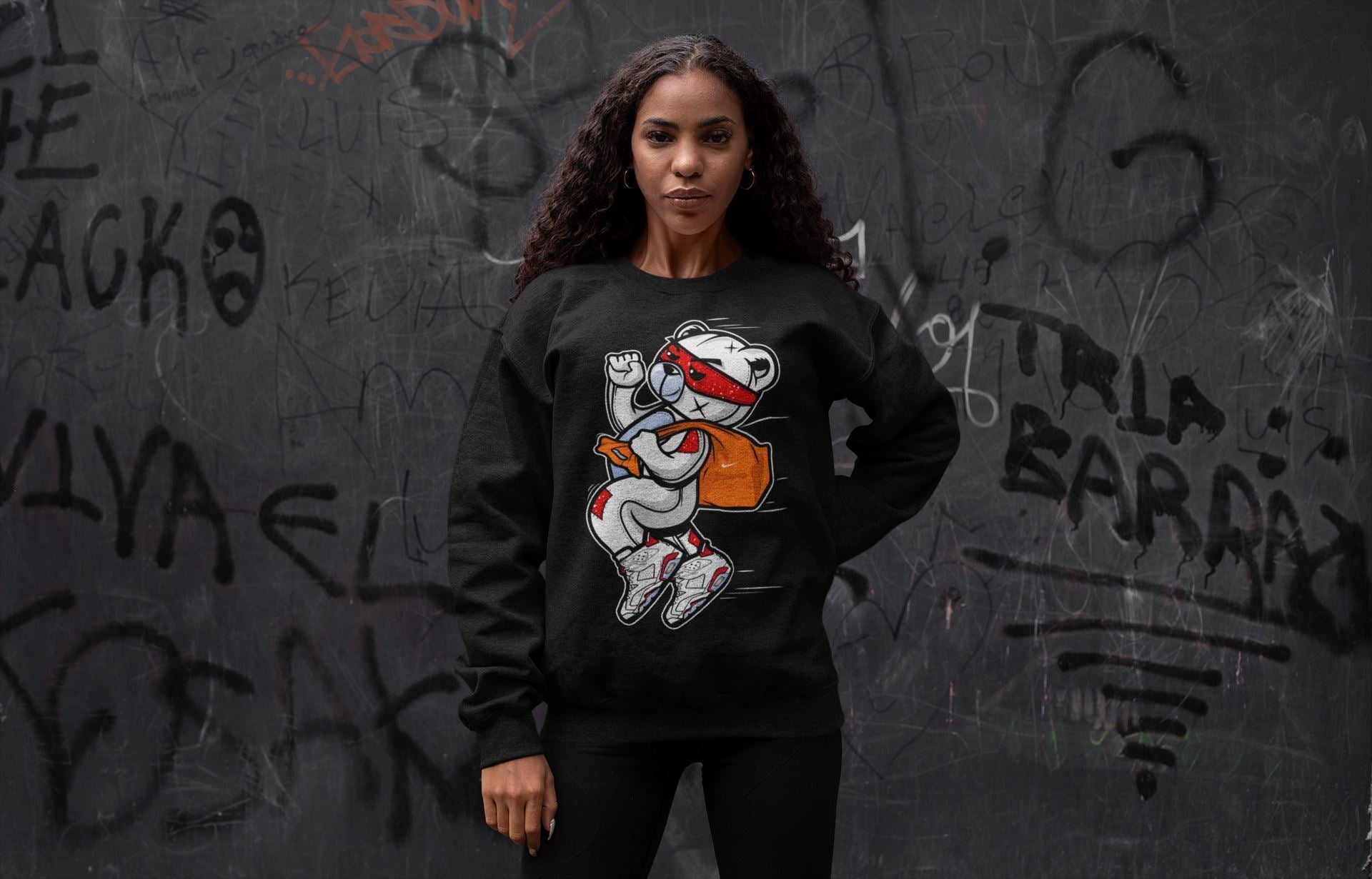 Thief Bear Unisex Tops - Air Jordan 6 Red Velvet Cookies
