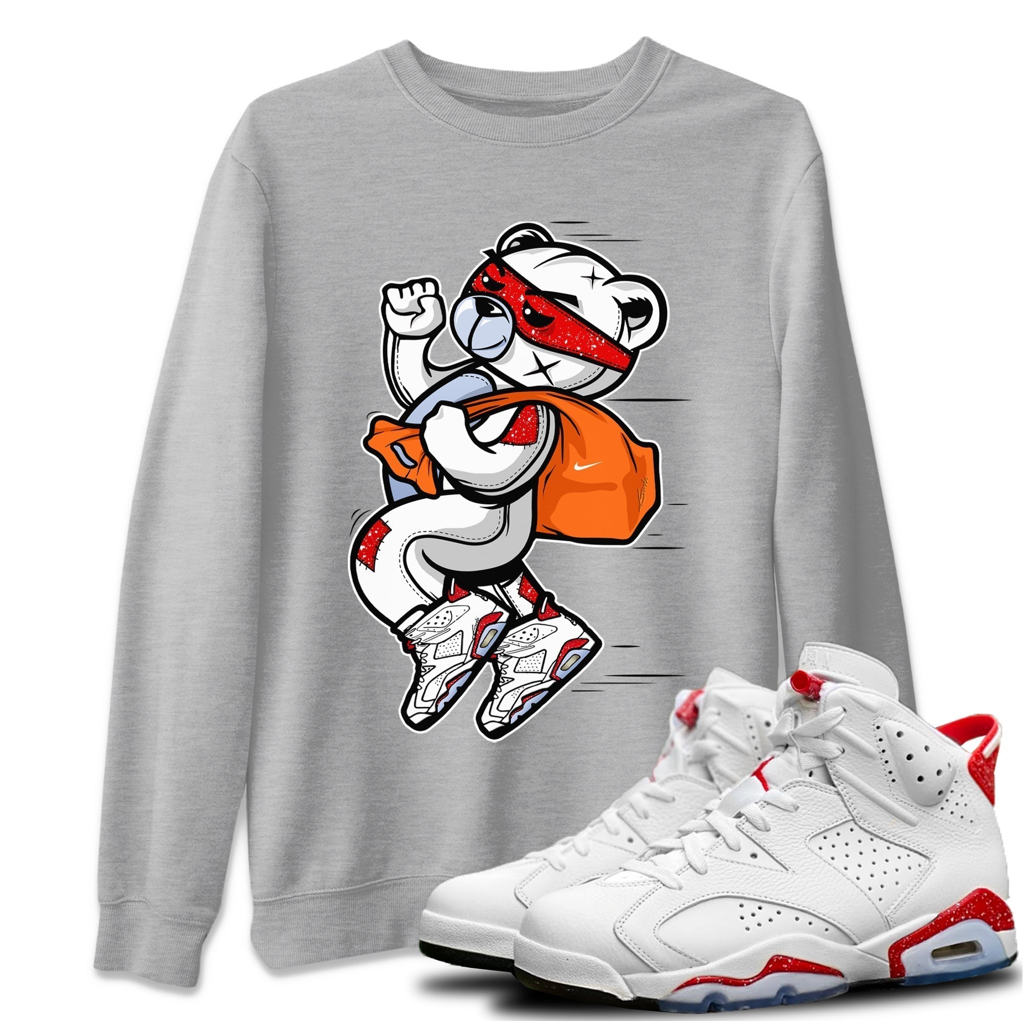 Thief Bear Unisex Tops - Air Jordan 6 Red Velvet Cookies