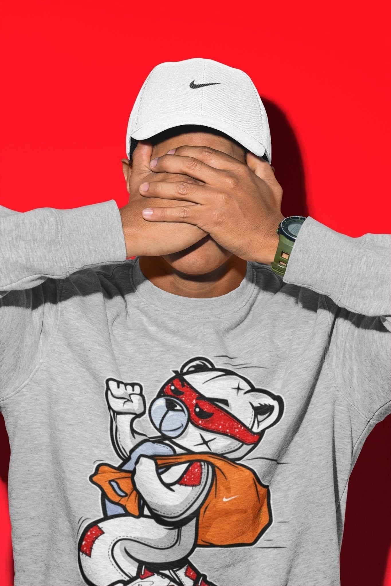 Thief Bear Unisex Tops - Air Jordan 6 Red Velvet Cookies
