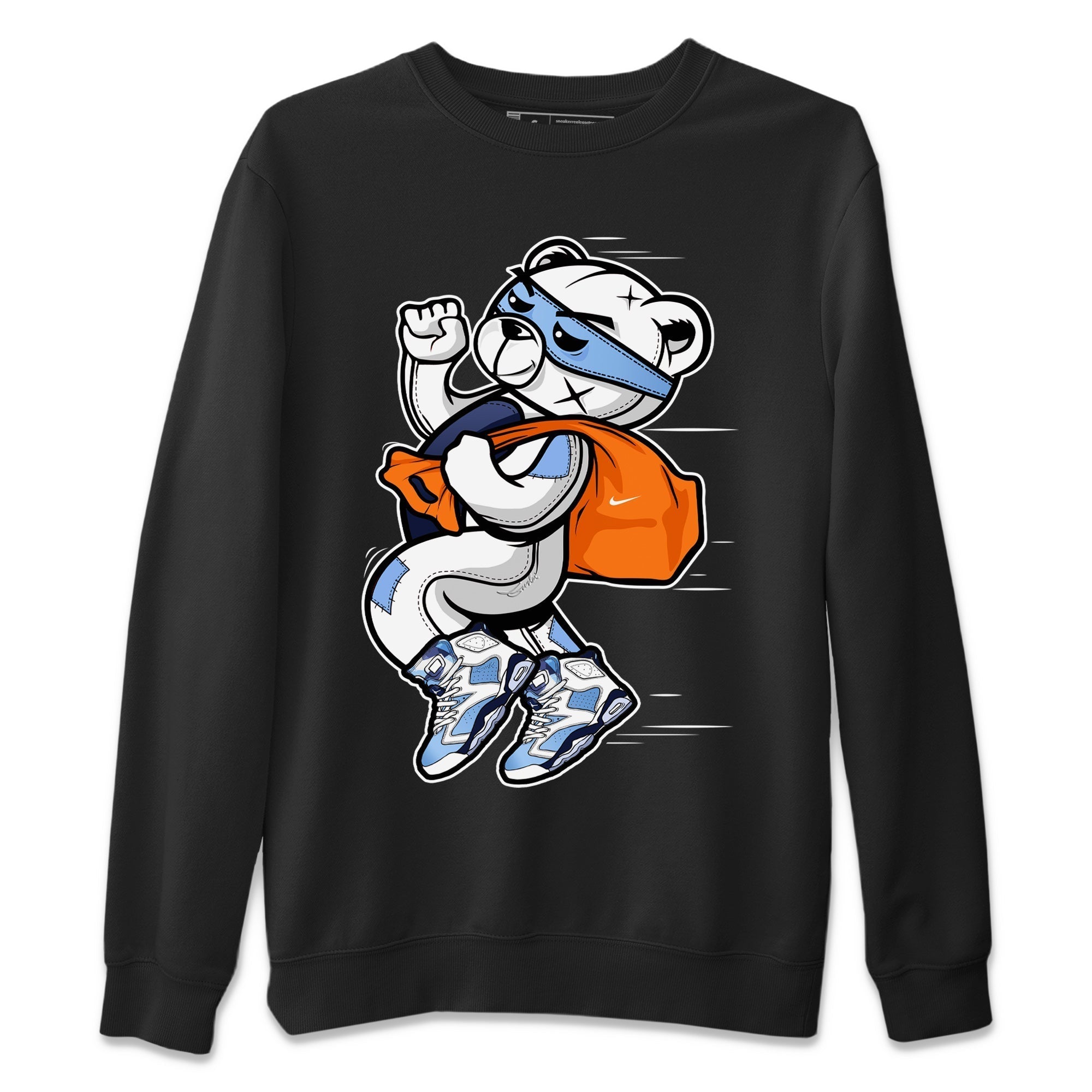 Thief Bear Unisex Tops - Air Jordan 6 UNC