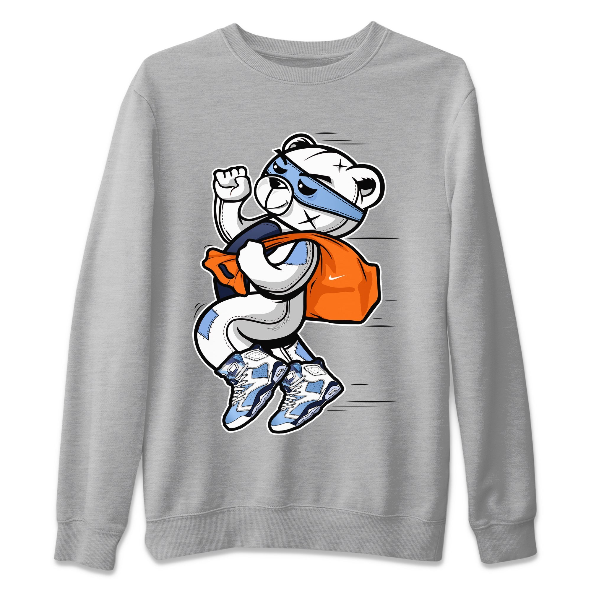 Thief Bear Unisex Tops - Air Jordan 6 UNC