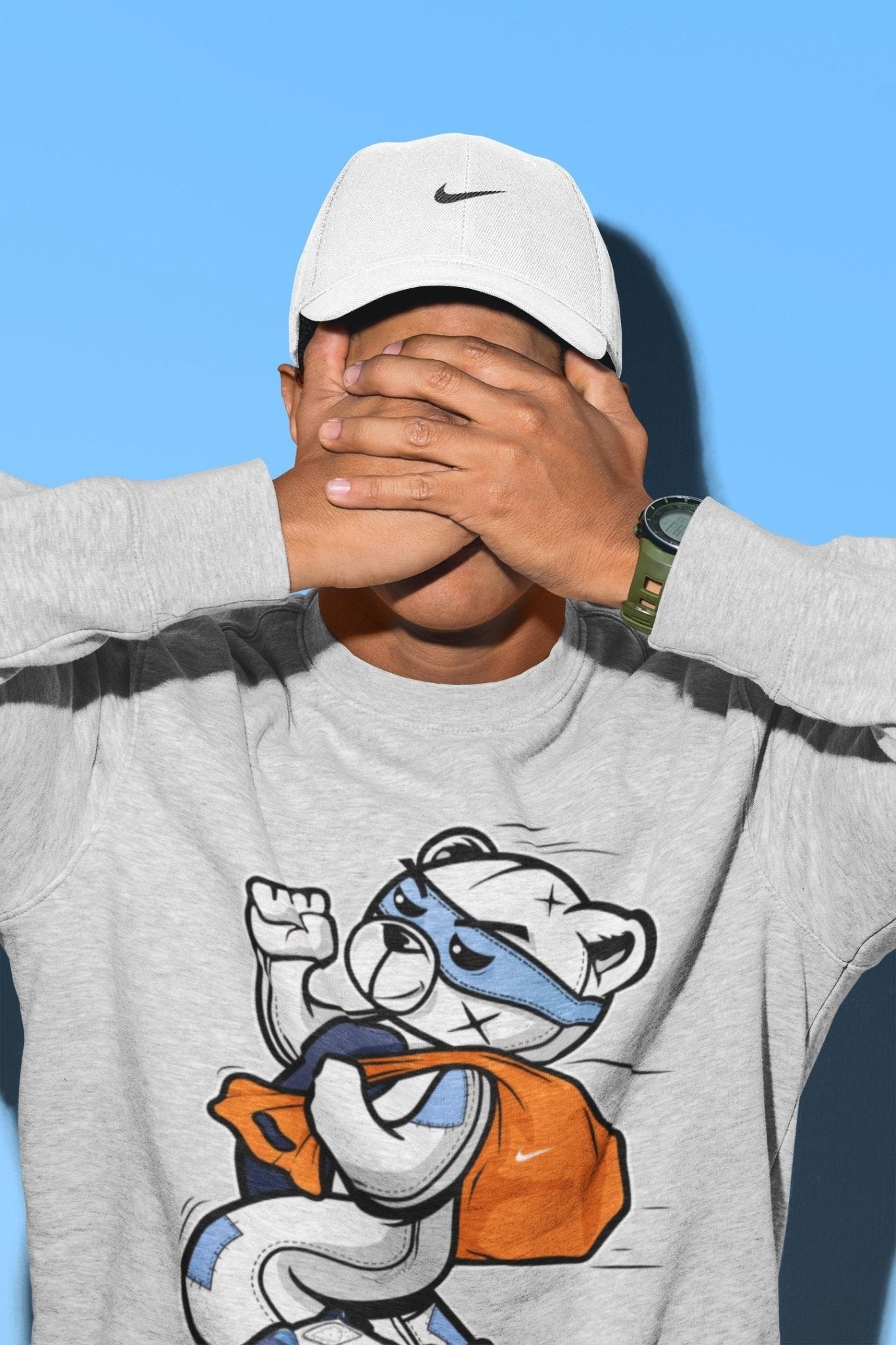 Thief Bear Unisex Tops - Air Jordan 6 UNC
