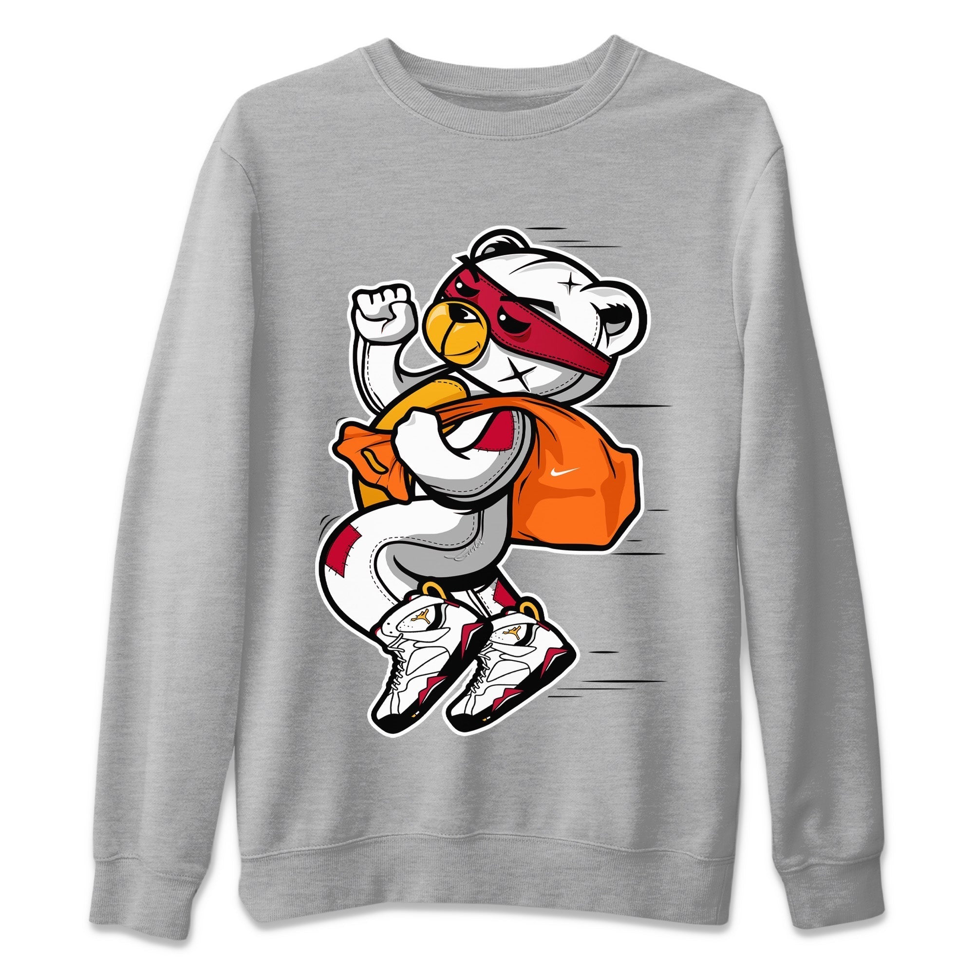 Thief Bear Unisex Tops - Air Jordan 7 Cardinal