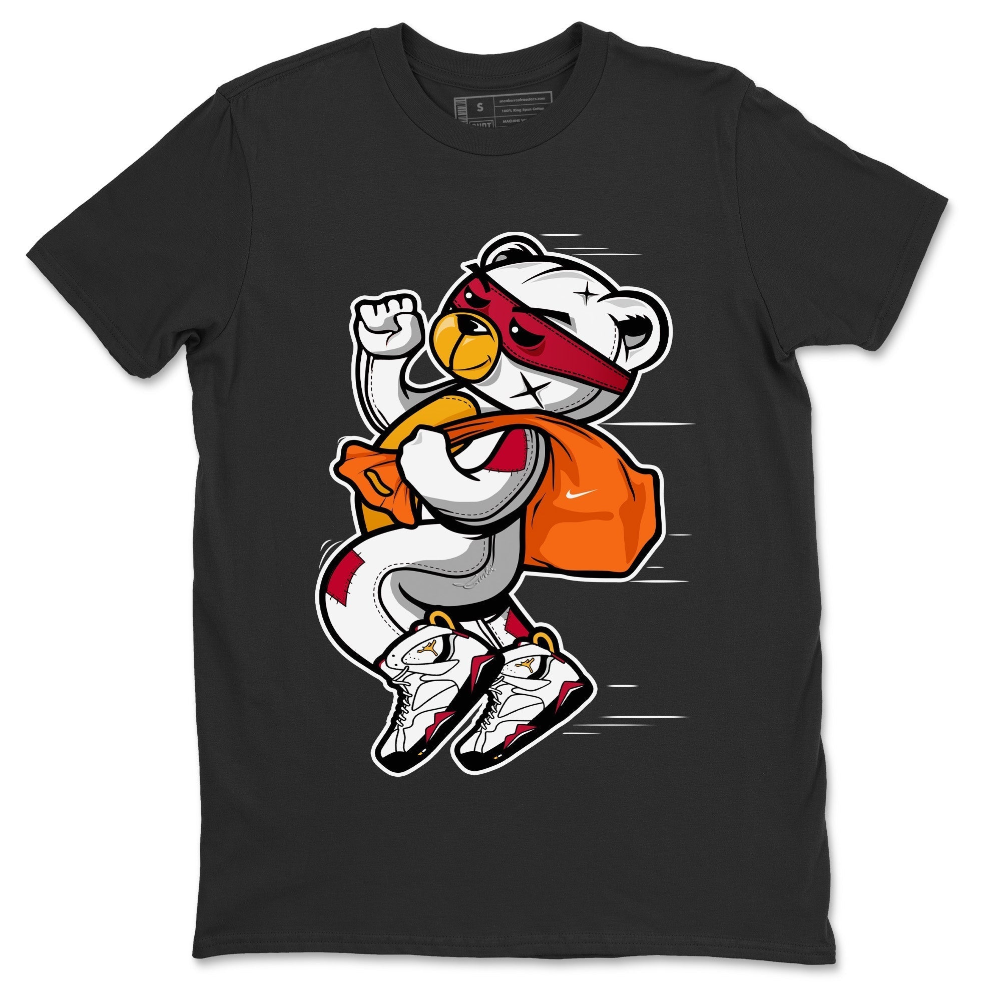 Thief Bear Unisex Tops - Air Jordan 7 Cardinal