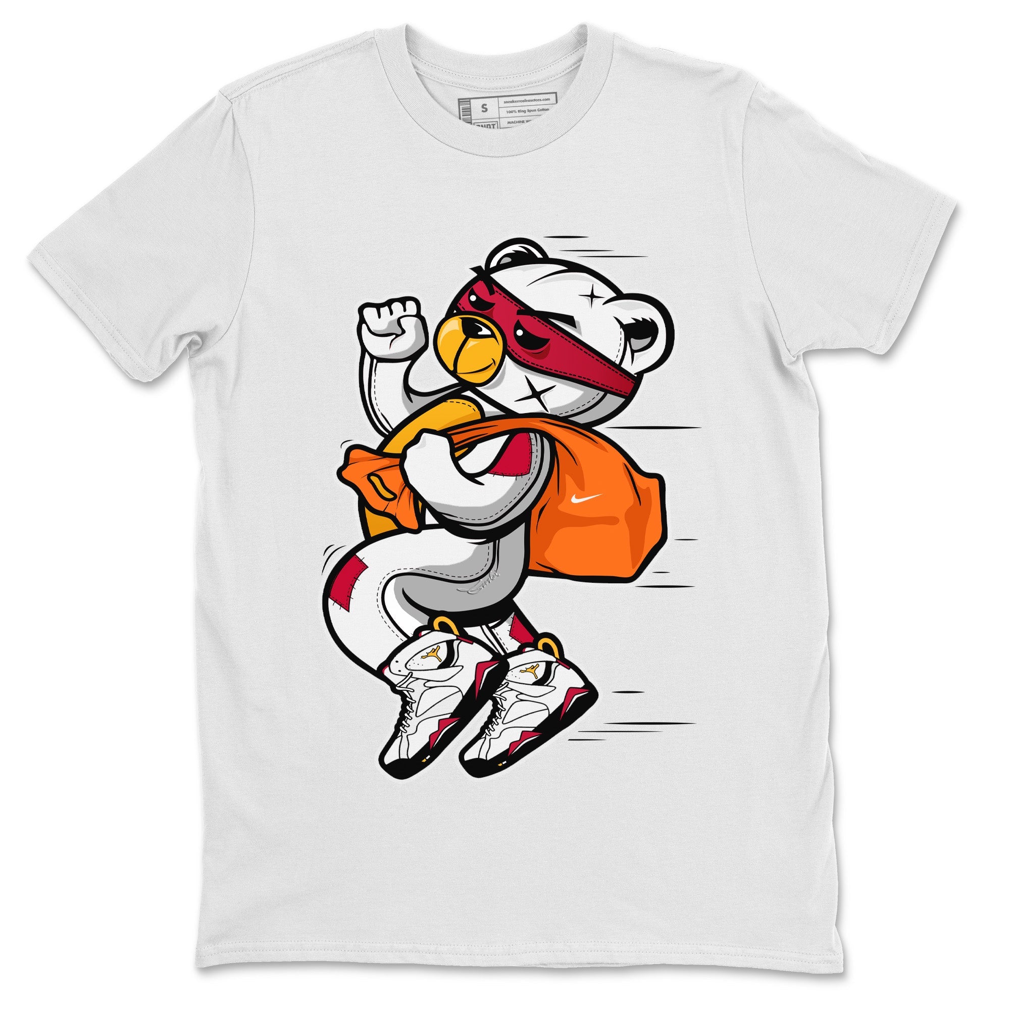 Thief Bear Unisex Tops - Air Jordan 7 Cardinal
