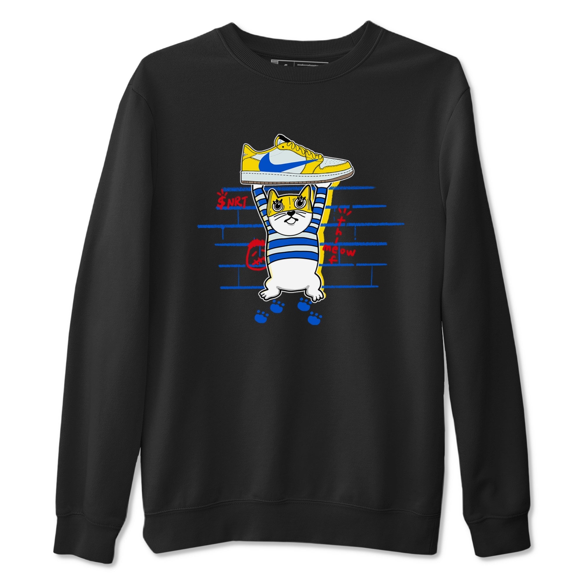 Thief Cat snkmatch Tees - Air Jordan 1 Travis Scott Canary