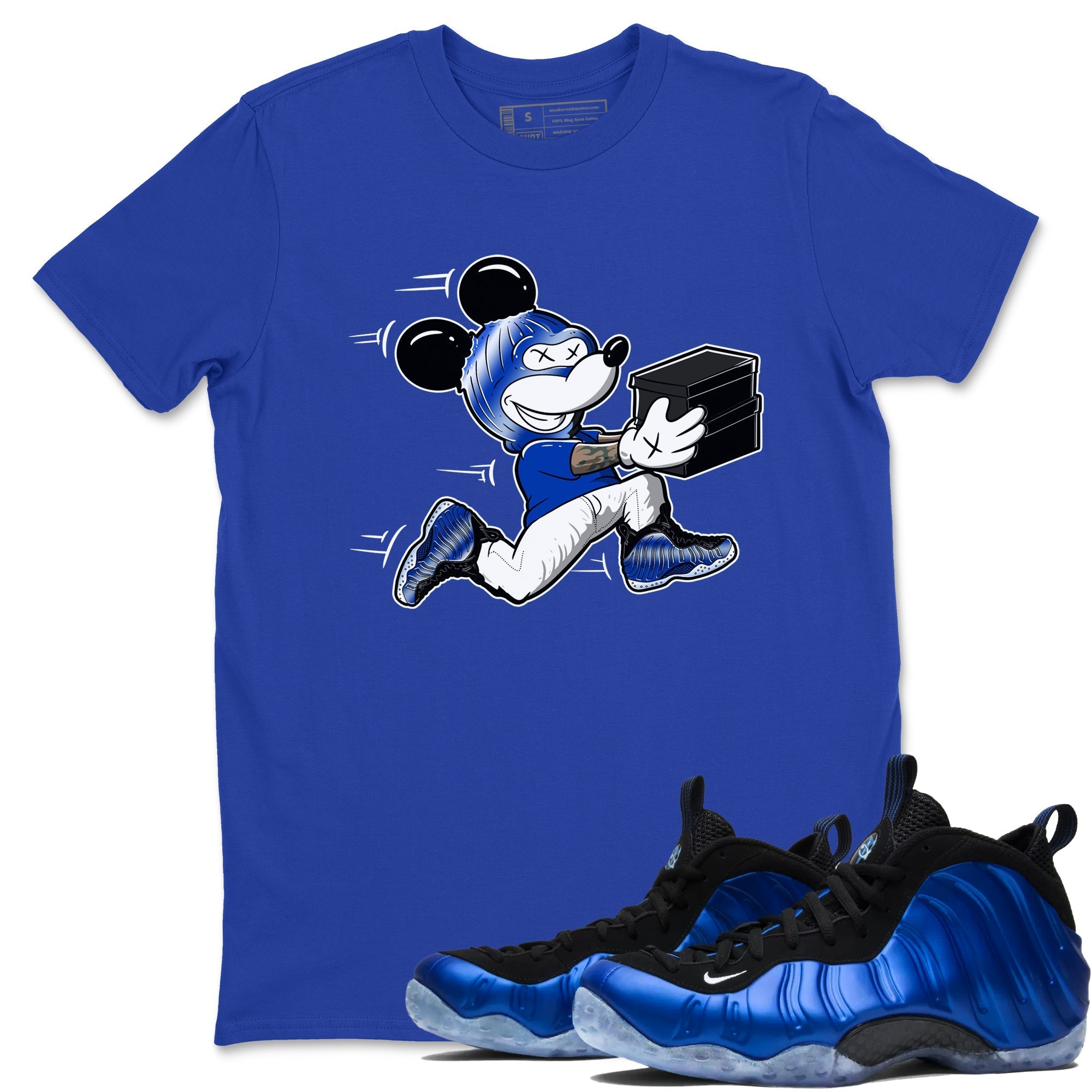 Thief Mouse snkmatch Tees - Air Foamposite One Royal