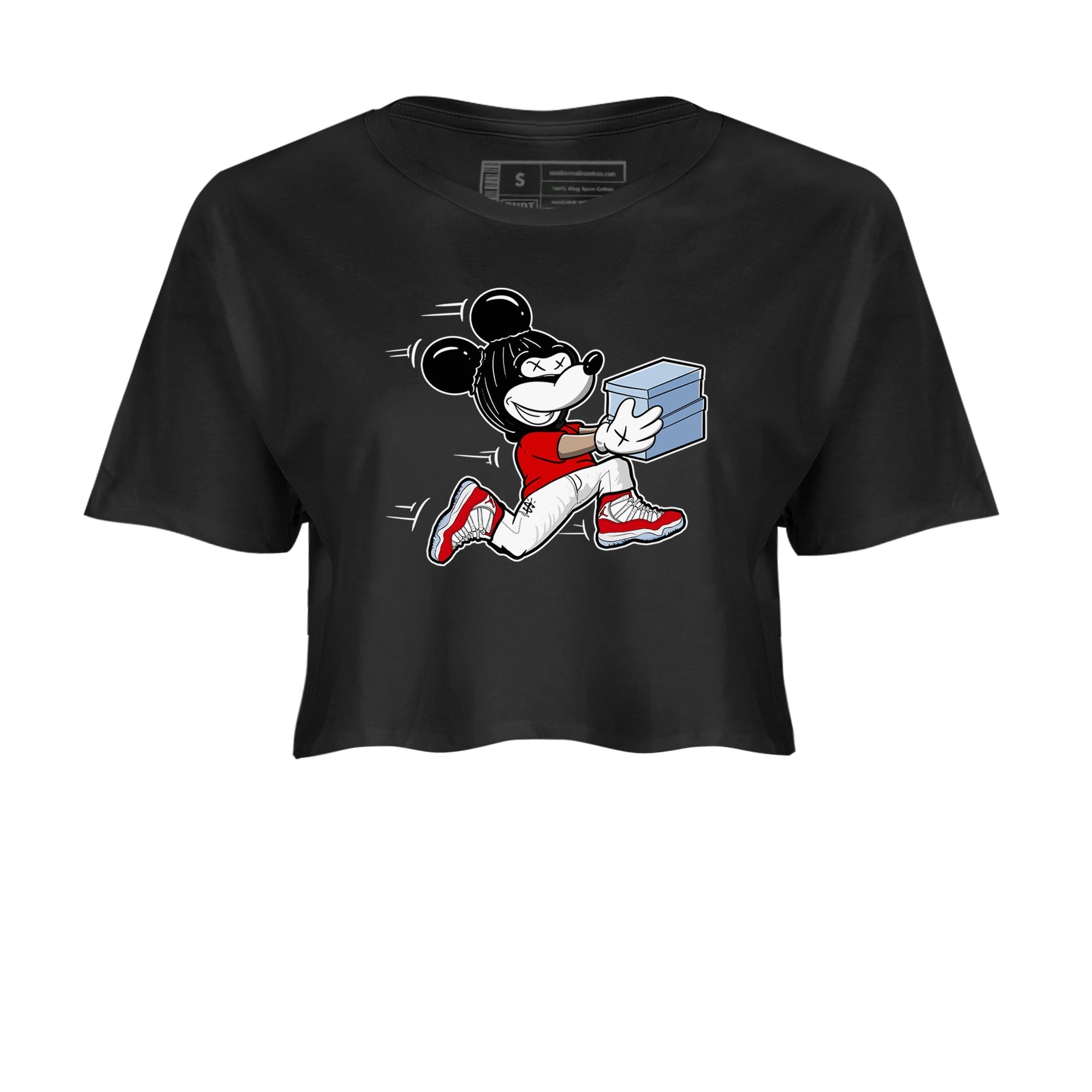 Thief Mouse snkmatch Women's Top - Air Jordan 11 Cherry