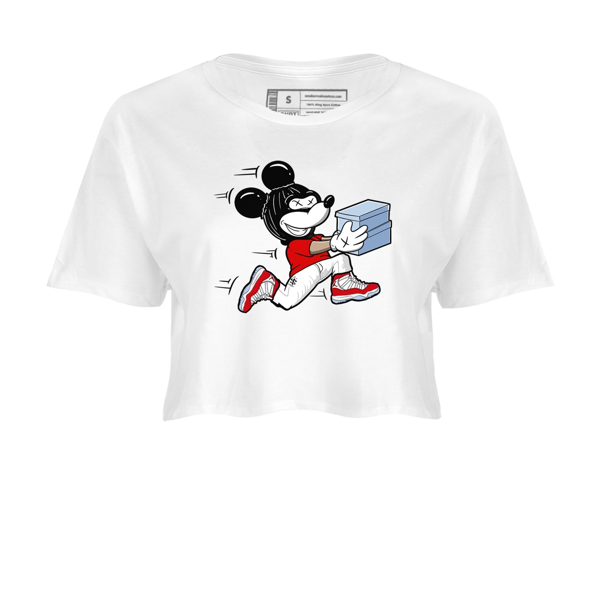Thief Mouse snkmatch Women's Top - Air Jordan 11 Cherry
